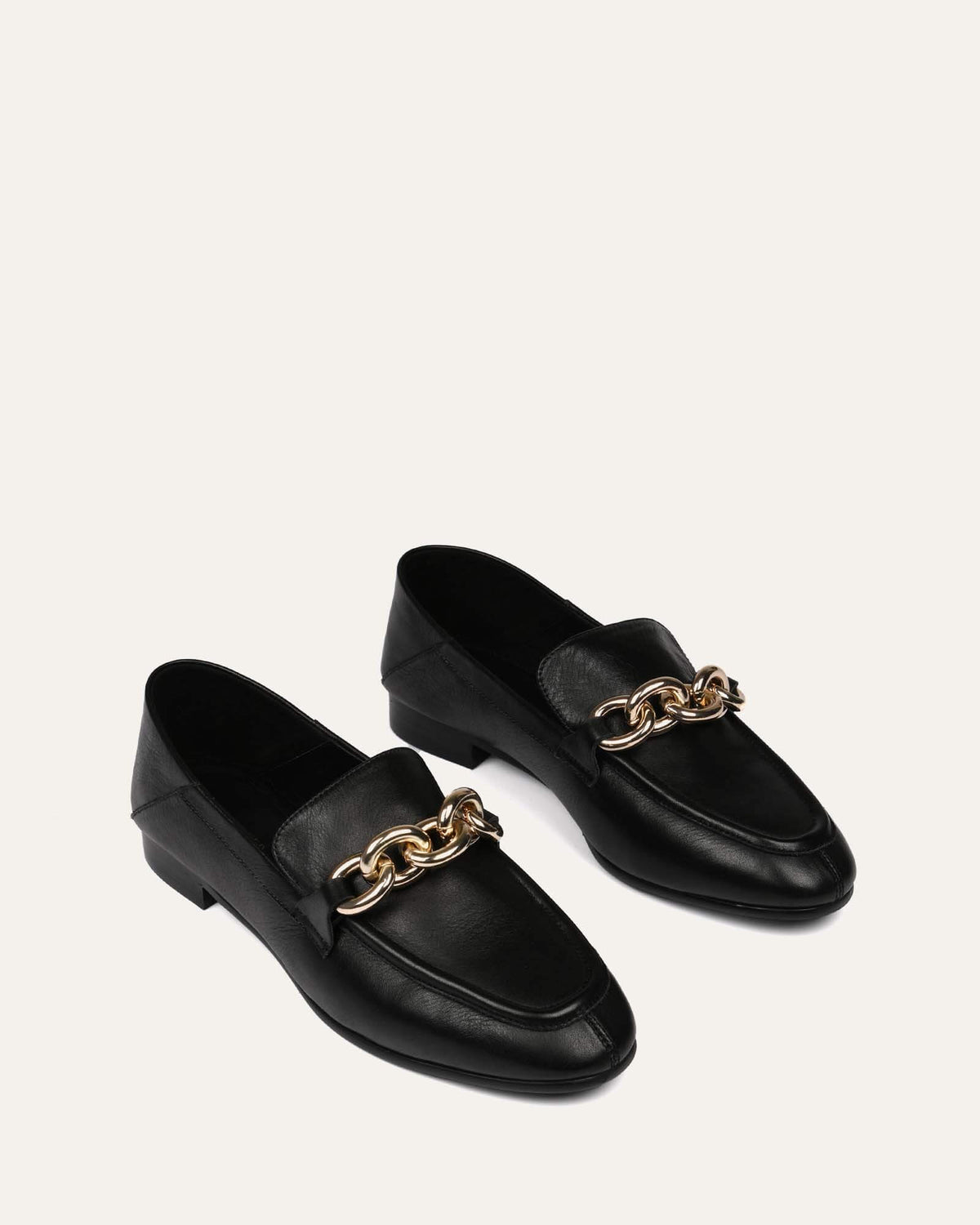 DREAM CASUAL FLATS BLACK LEATHER