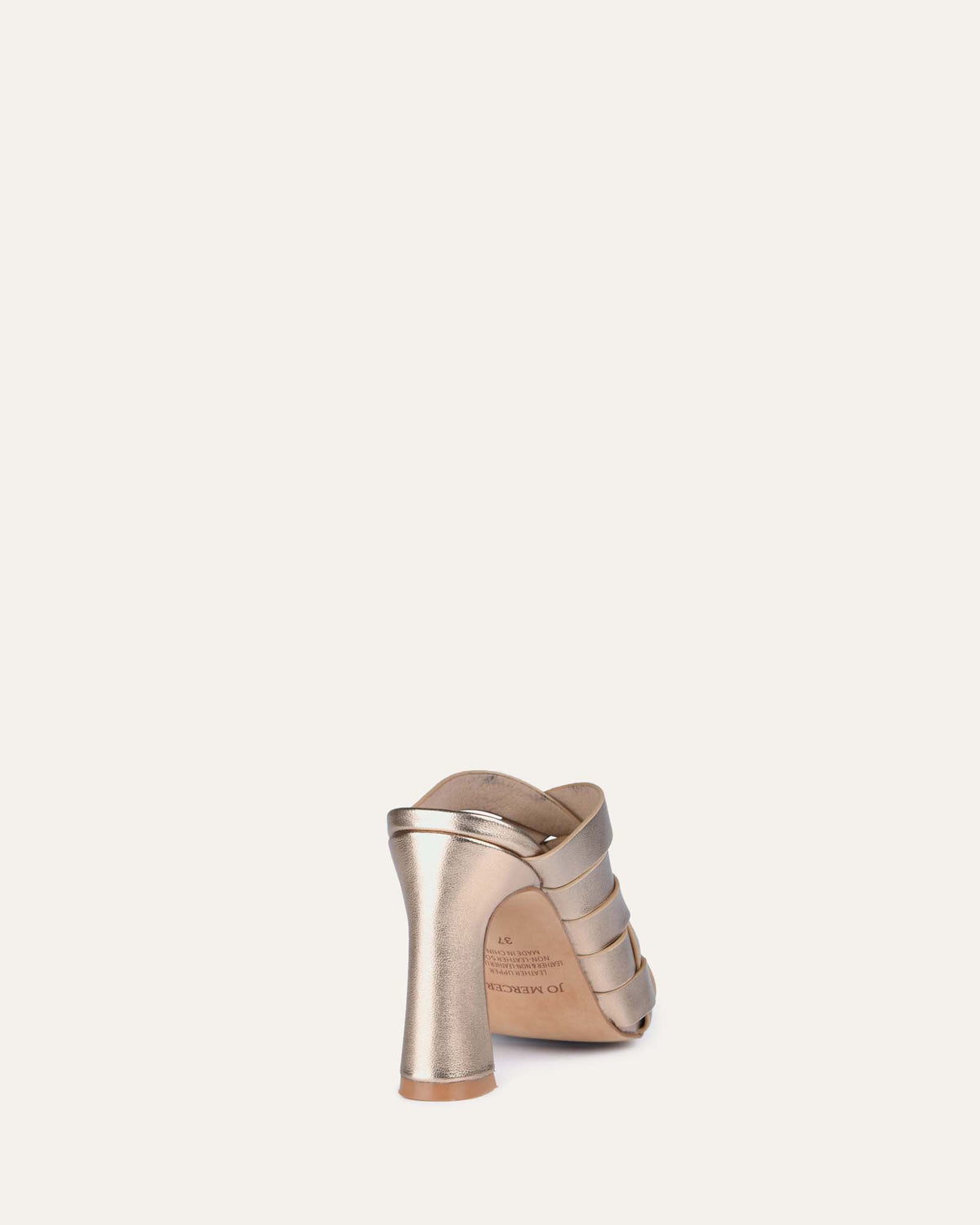 DYLAN HIGH HEELS GOLD LEATHER