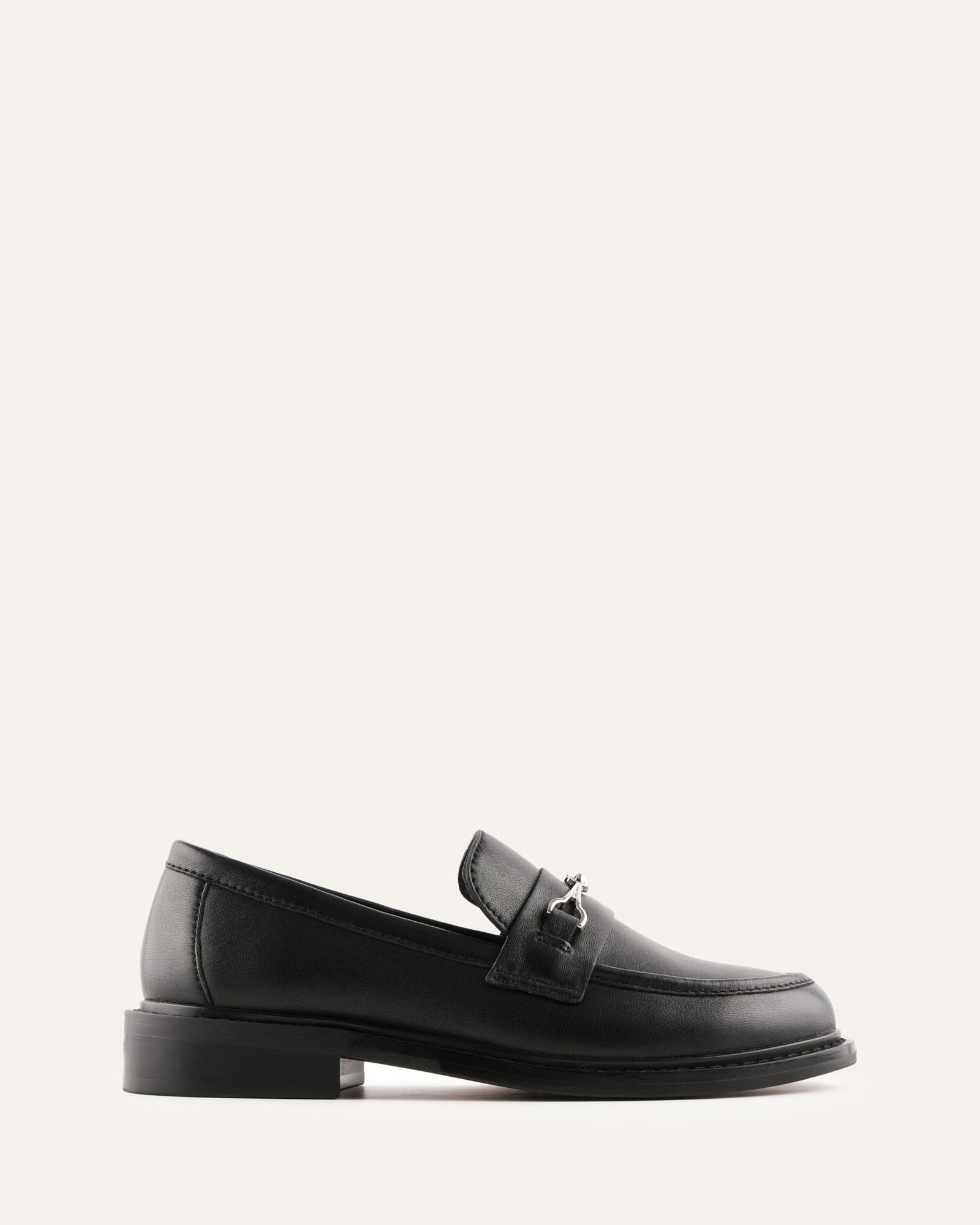 EDGAR LOAFERS BLACK LEATHER image