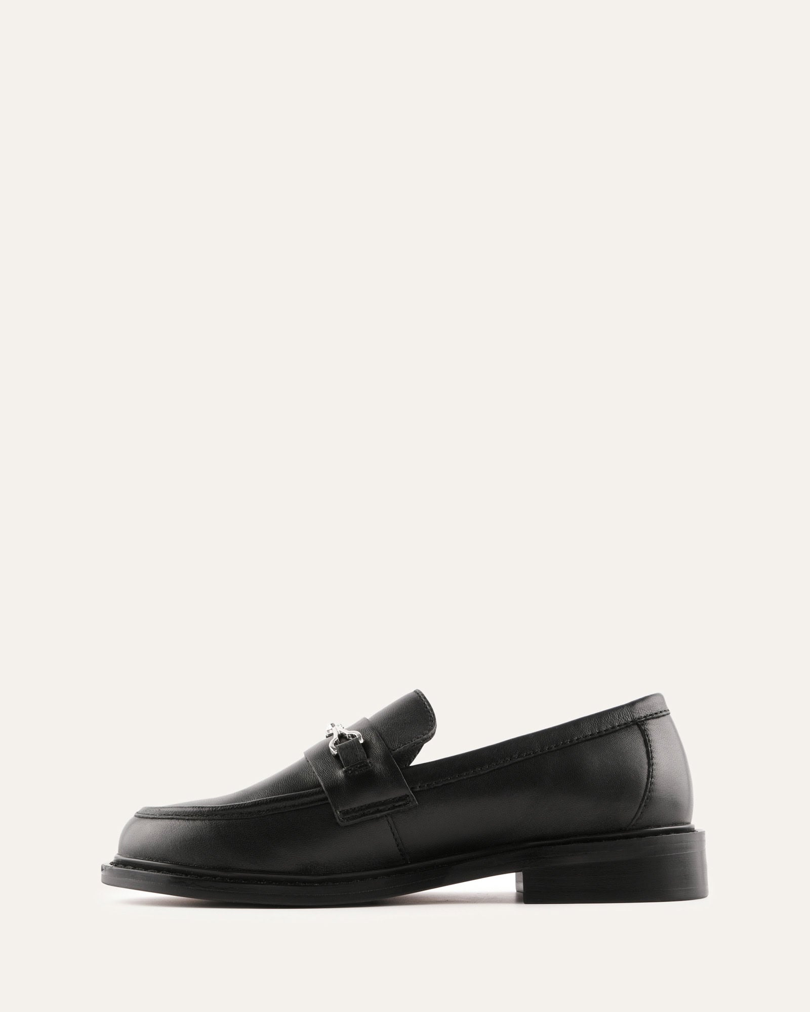 EDGAR LOAFERS BLACK LEATHER image