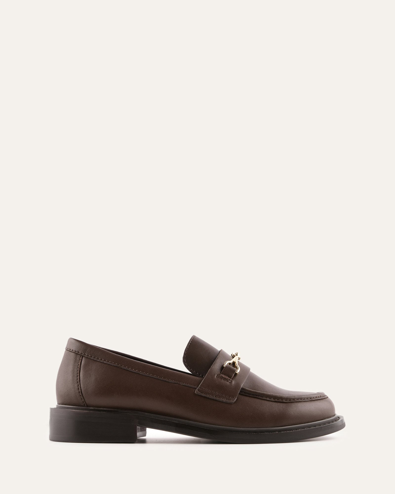 EDGAR LOAFERS CHOCOLATE LEATHER image