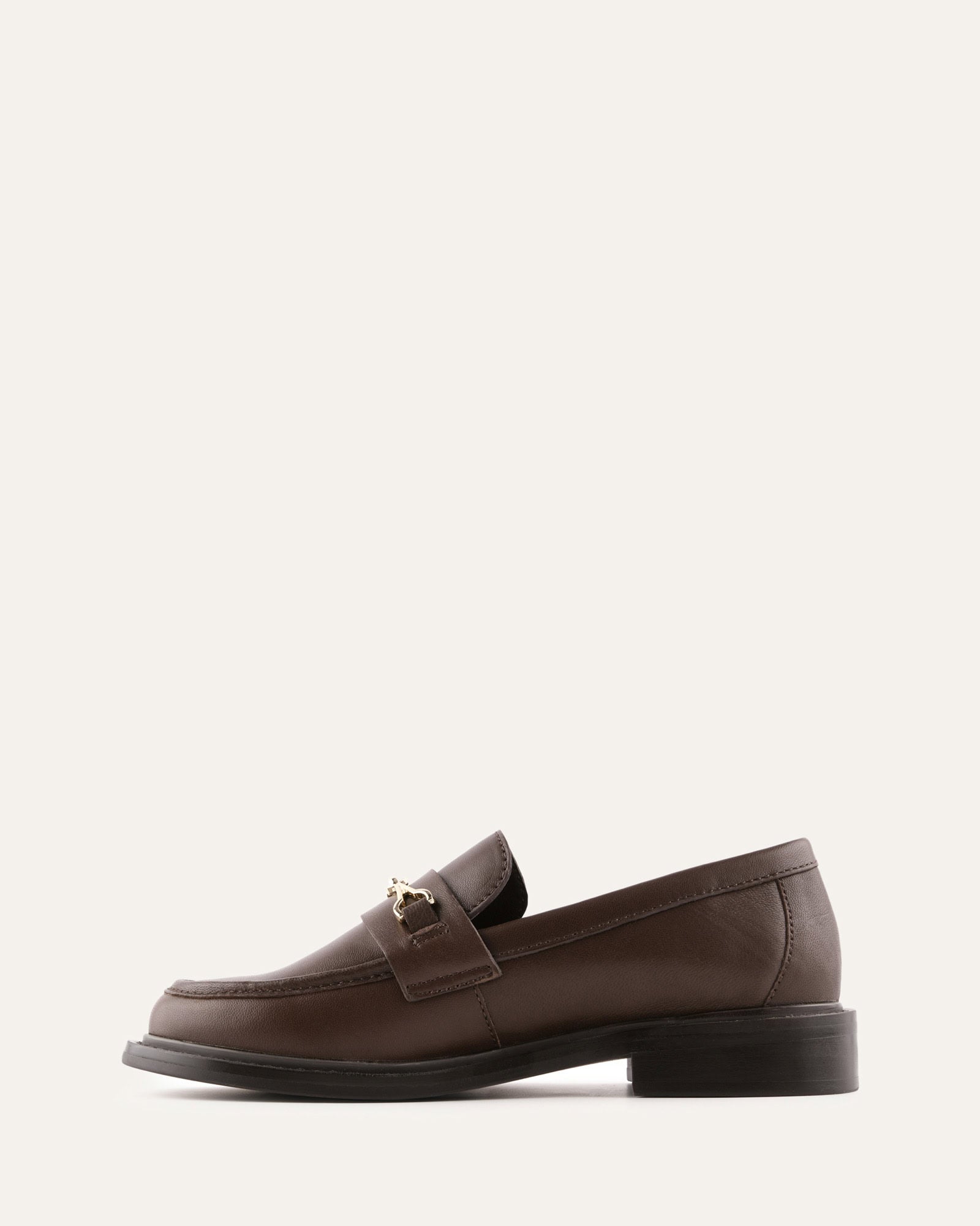 EDGAR LOAFERS CHOCOLATE LEATHER image