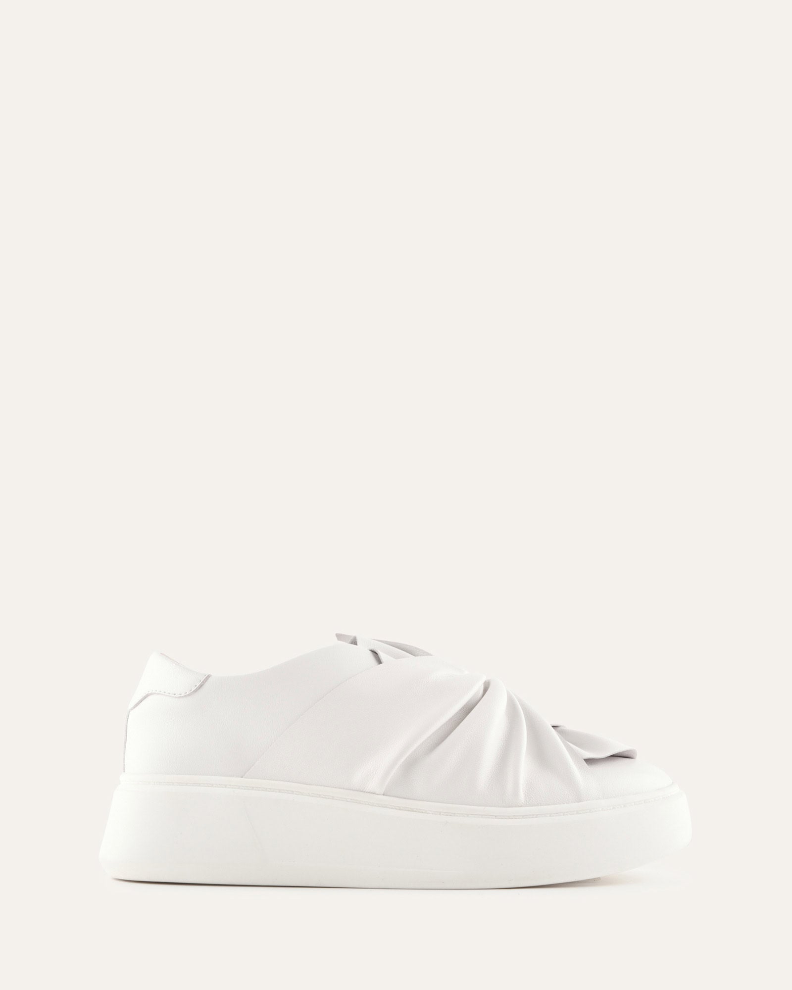 EDIE SNEAKERS WHITE LEATHER image