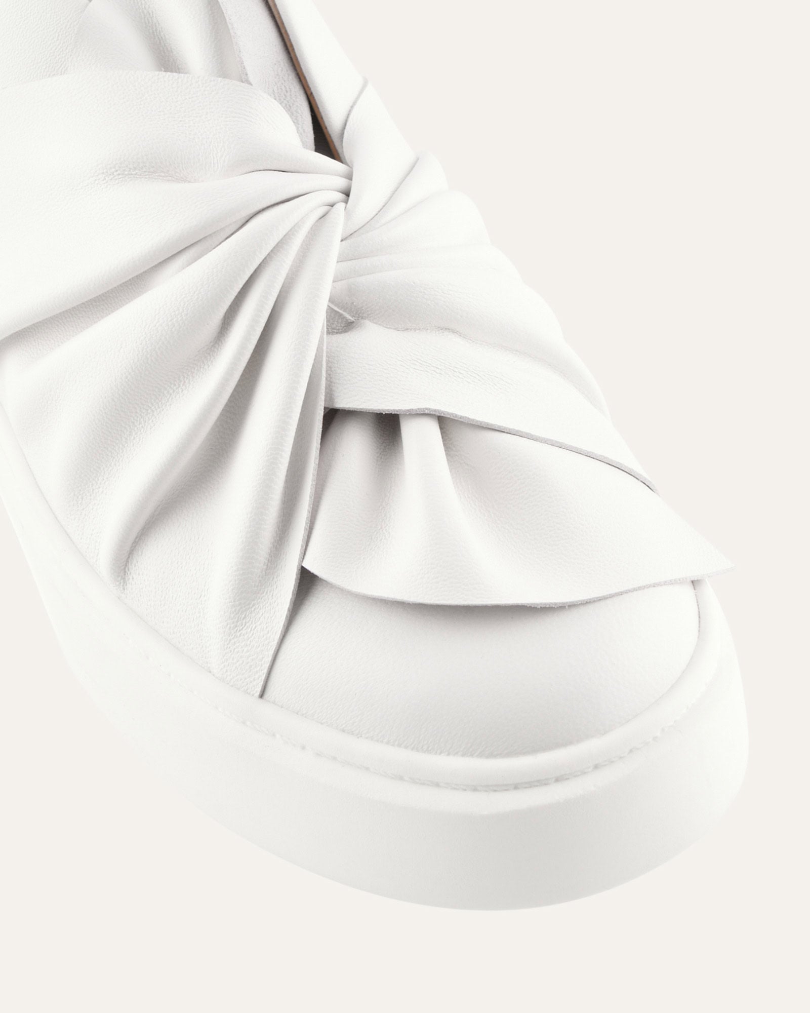 EDIE SNEAKERS WHITE LEATHER image