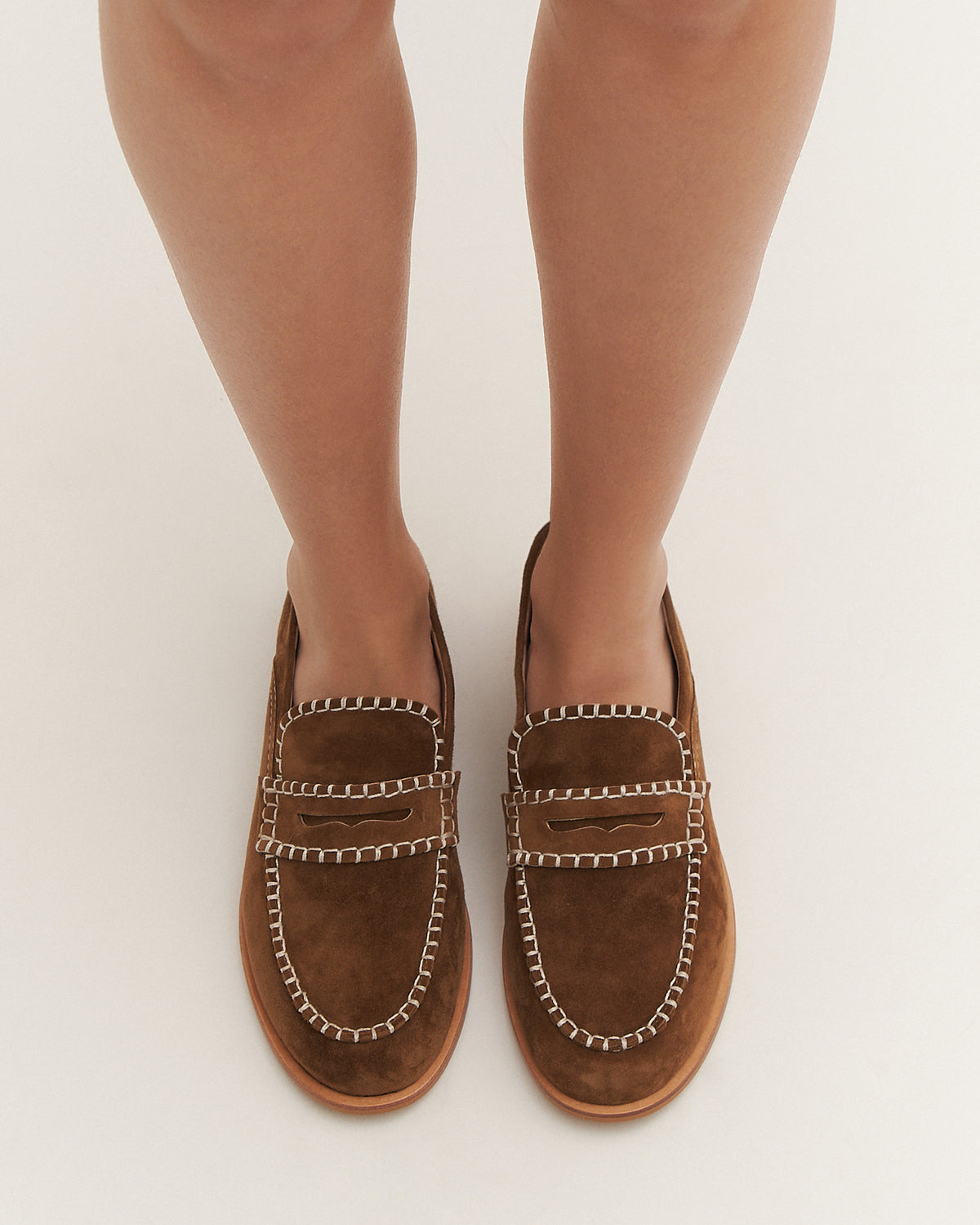 ELEANOR LOAFERS BISCUIT SUEDE