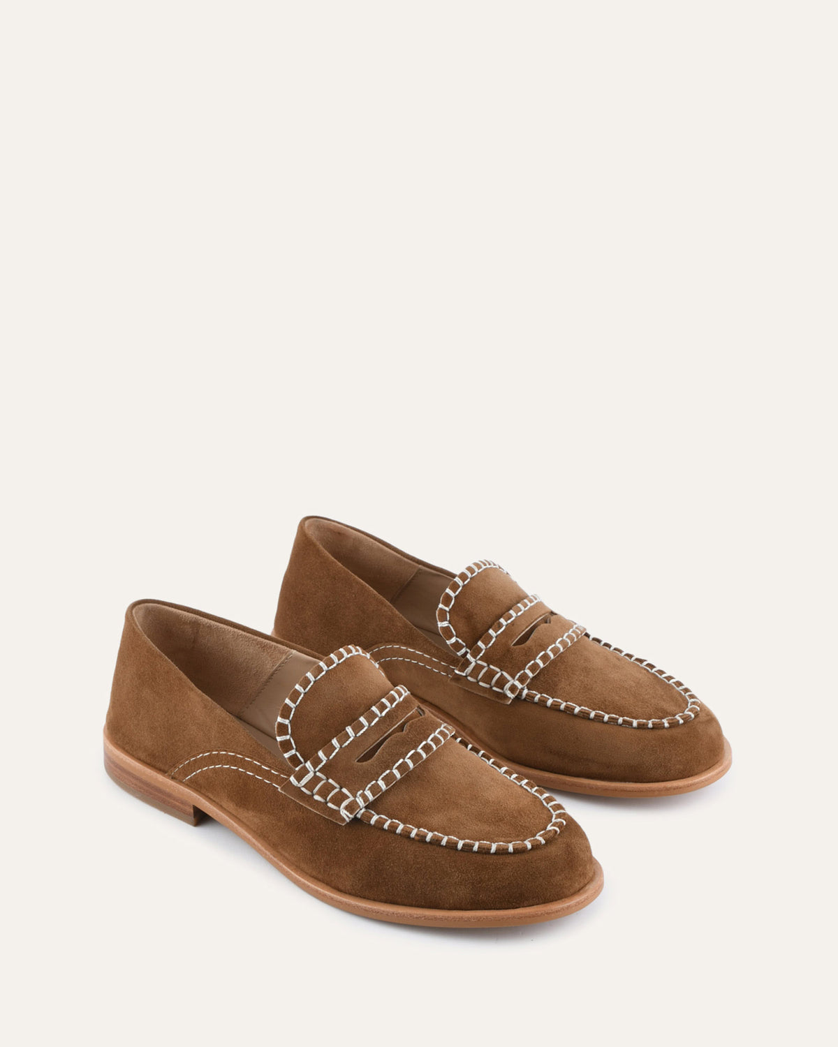 ELEANOR LOAFERS BISCUIT SUEDE