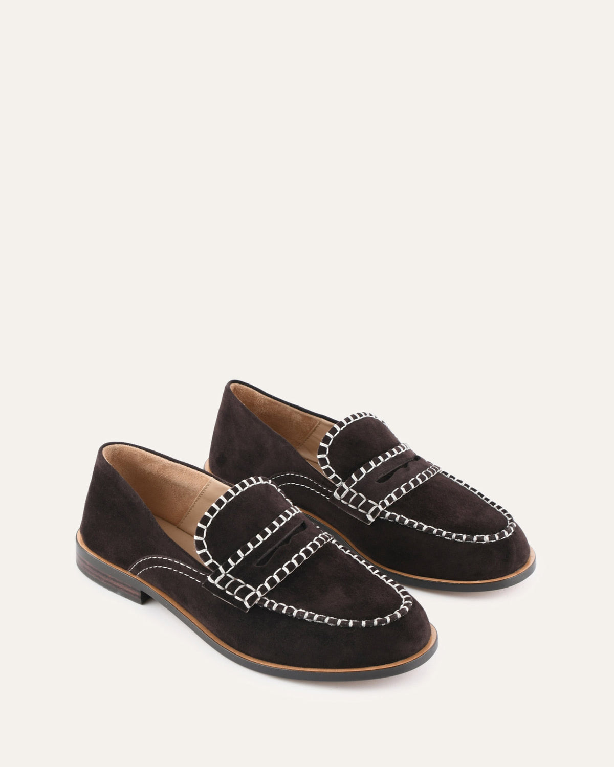 ELEANOR LOAFERS BITTER CHOC SUEDE