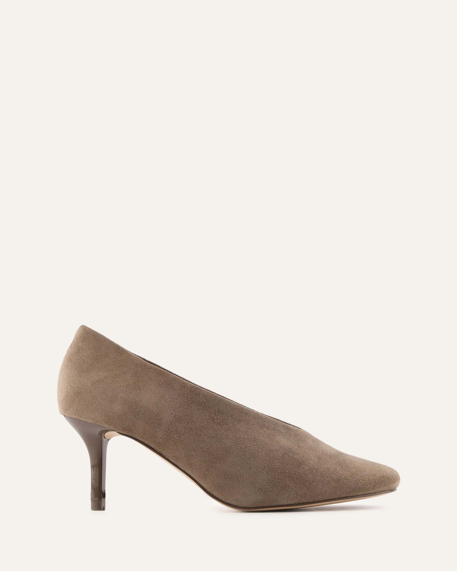 ELLA MID HEELS ASH SUEDE image