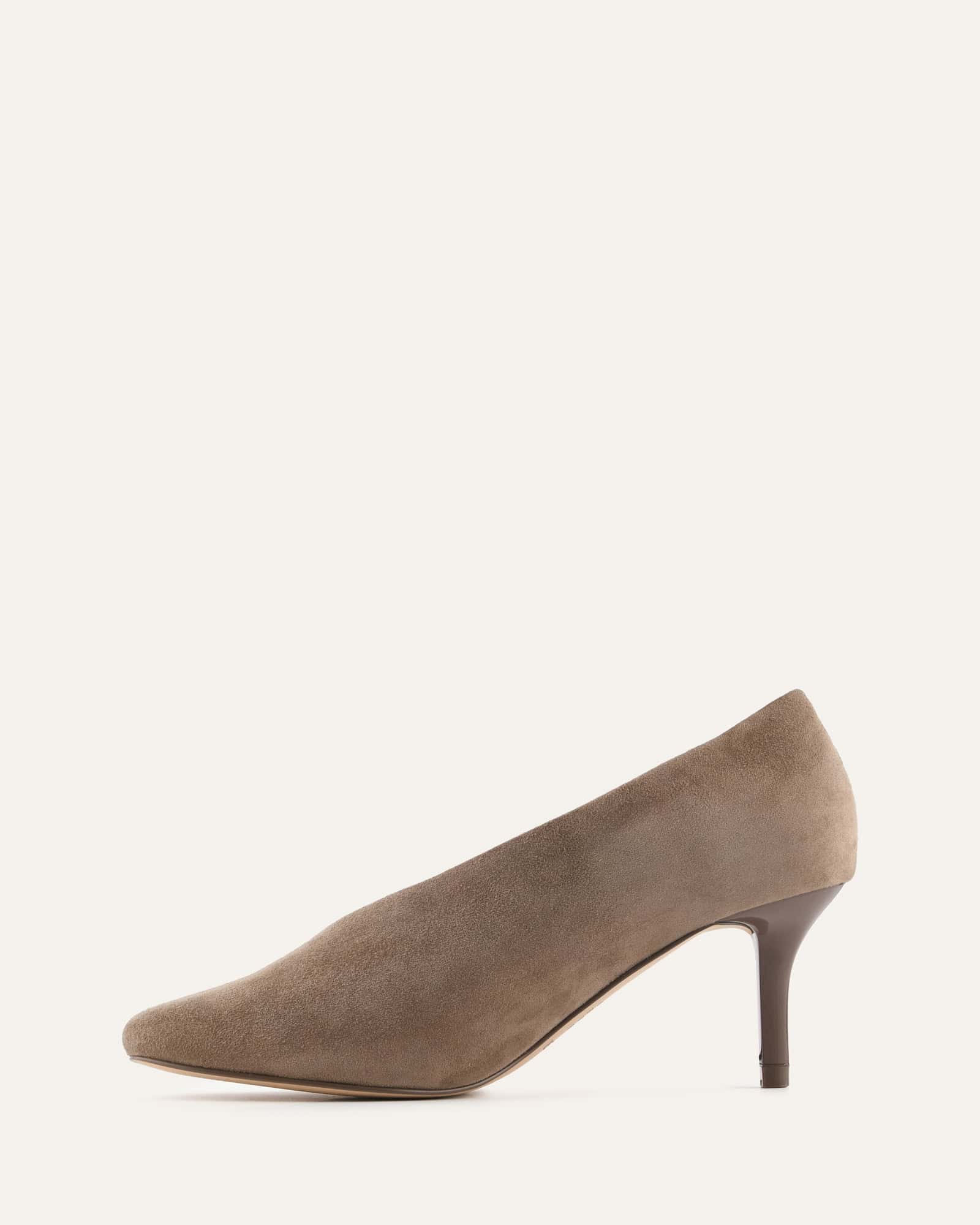 ELLA MID HEELS ASH SUEDE image