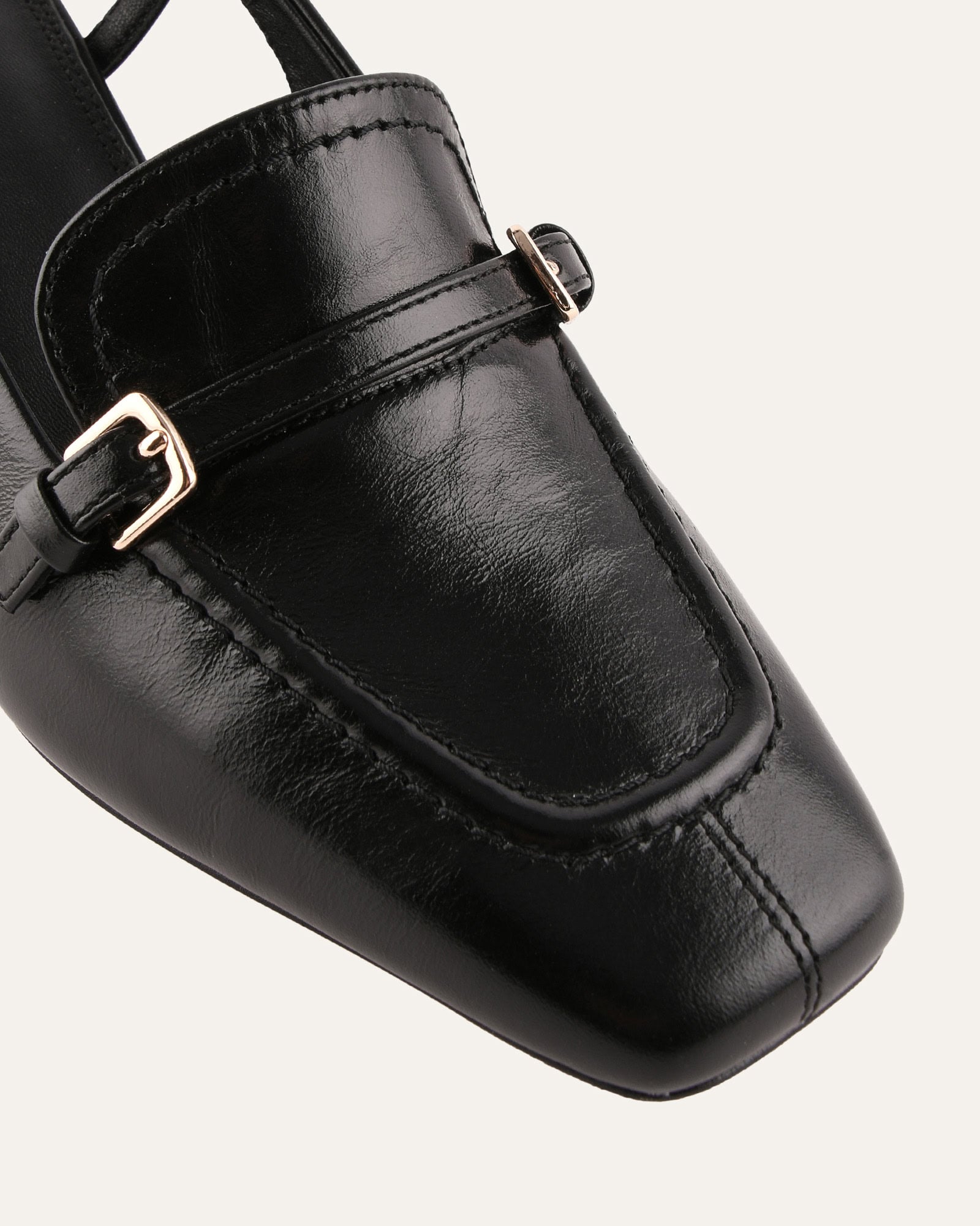 ELLERY MID HEELS BLACK LEATHER image