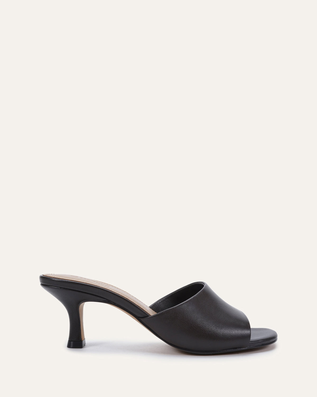 ELMA LOW SANDALS MULE CHOCOLATE LEATHER