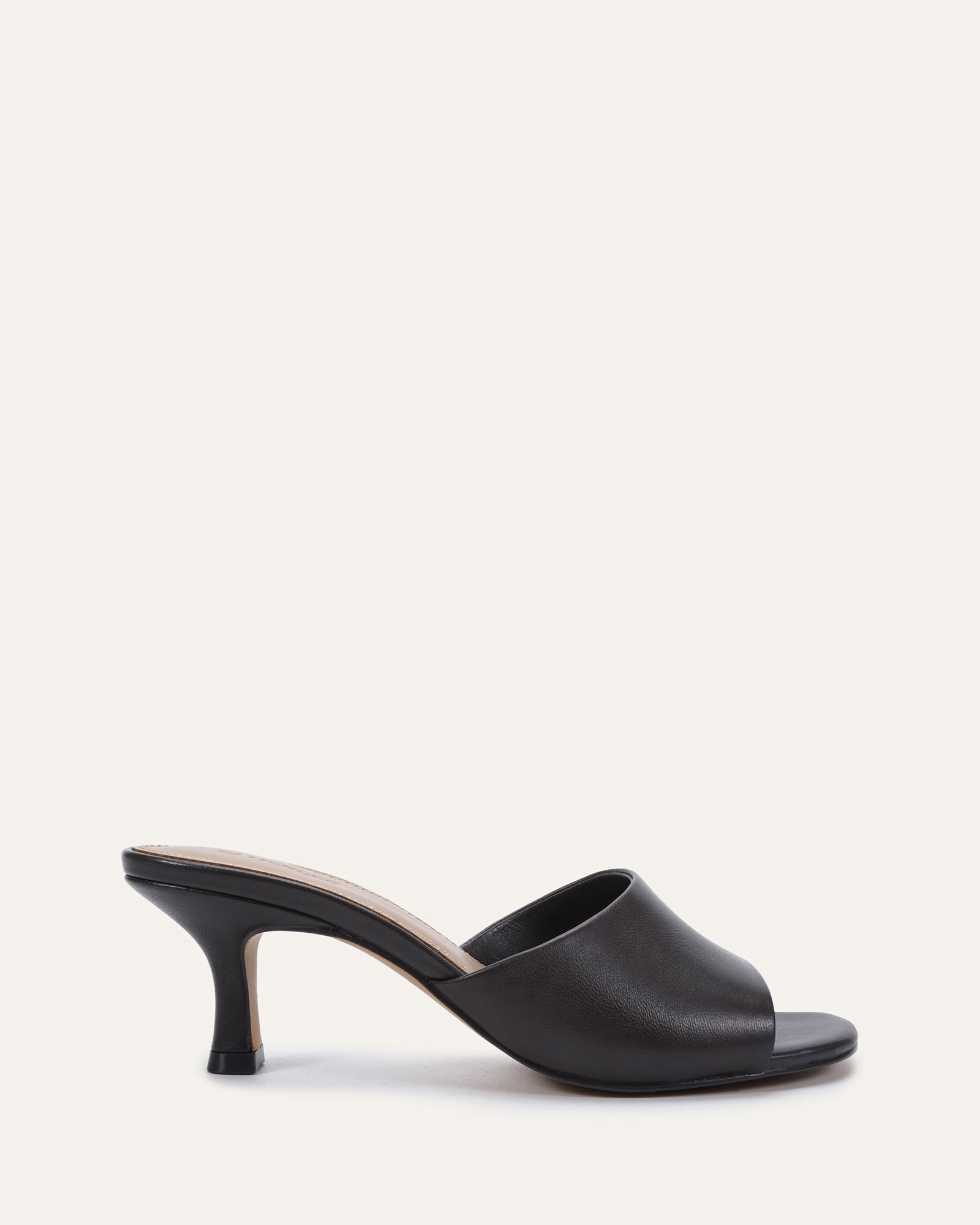 ELMA LOW SANDALS MULE CHOCOLATE LEATHER image