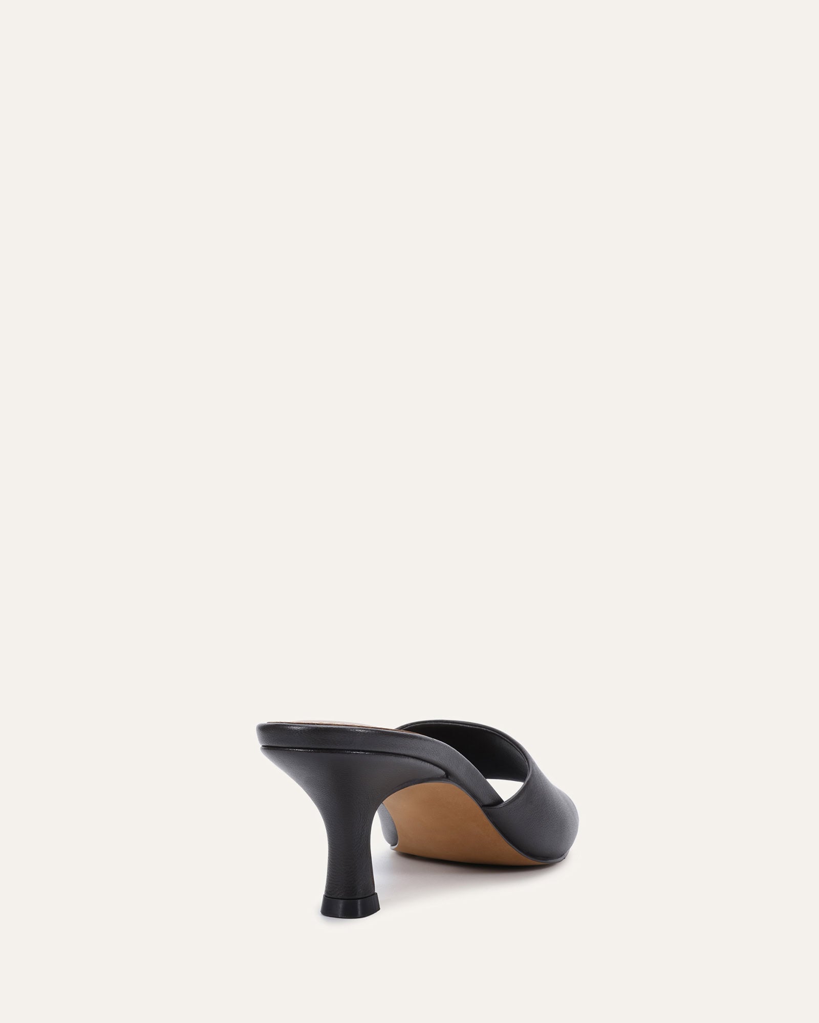 ELMA LOW SANDALS MULE CHOCOLATE LEATHER image