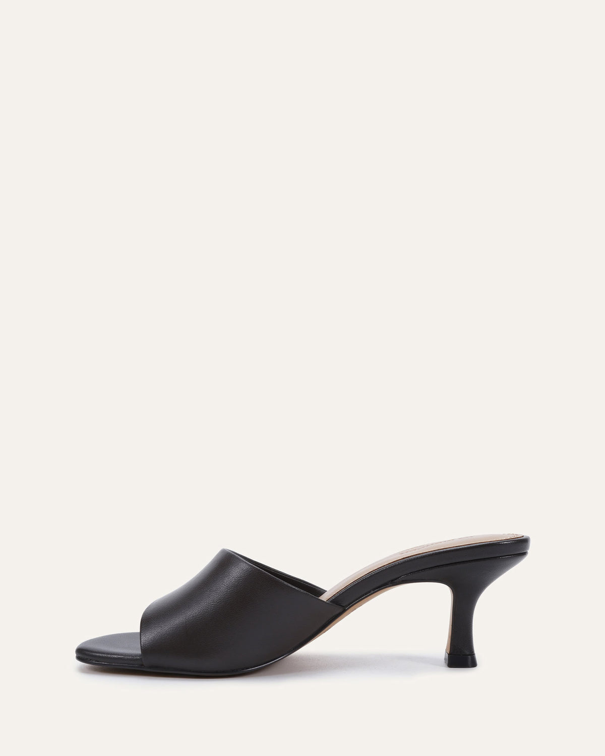 ELMA LOW SANDALS MULE CHOCOLATE LEATHER