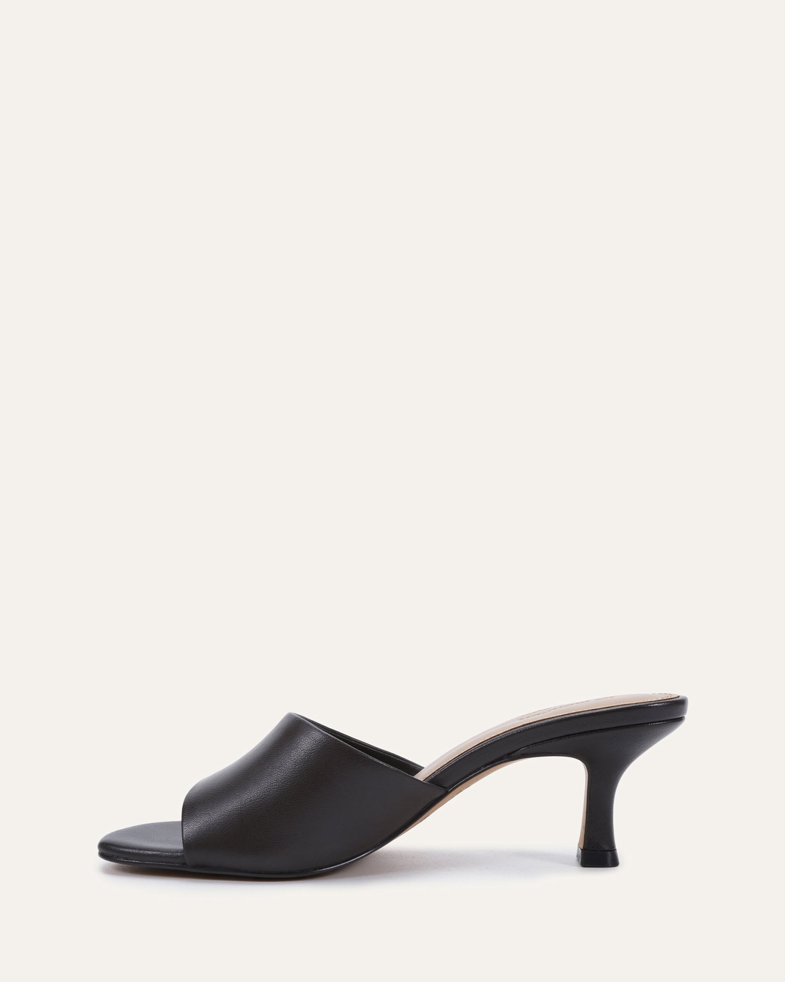 ELMA LOW SANDALS MULE CHOCOLATE LEATHER image