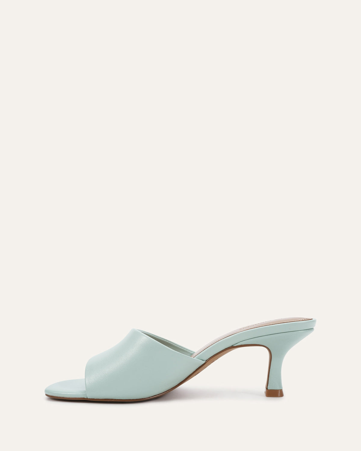 ELMA LOW SANDALS MULE MINT LEATHER