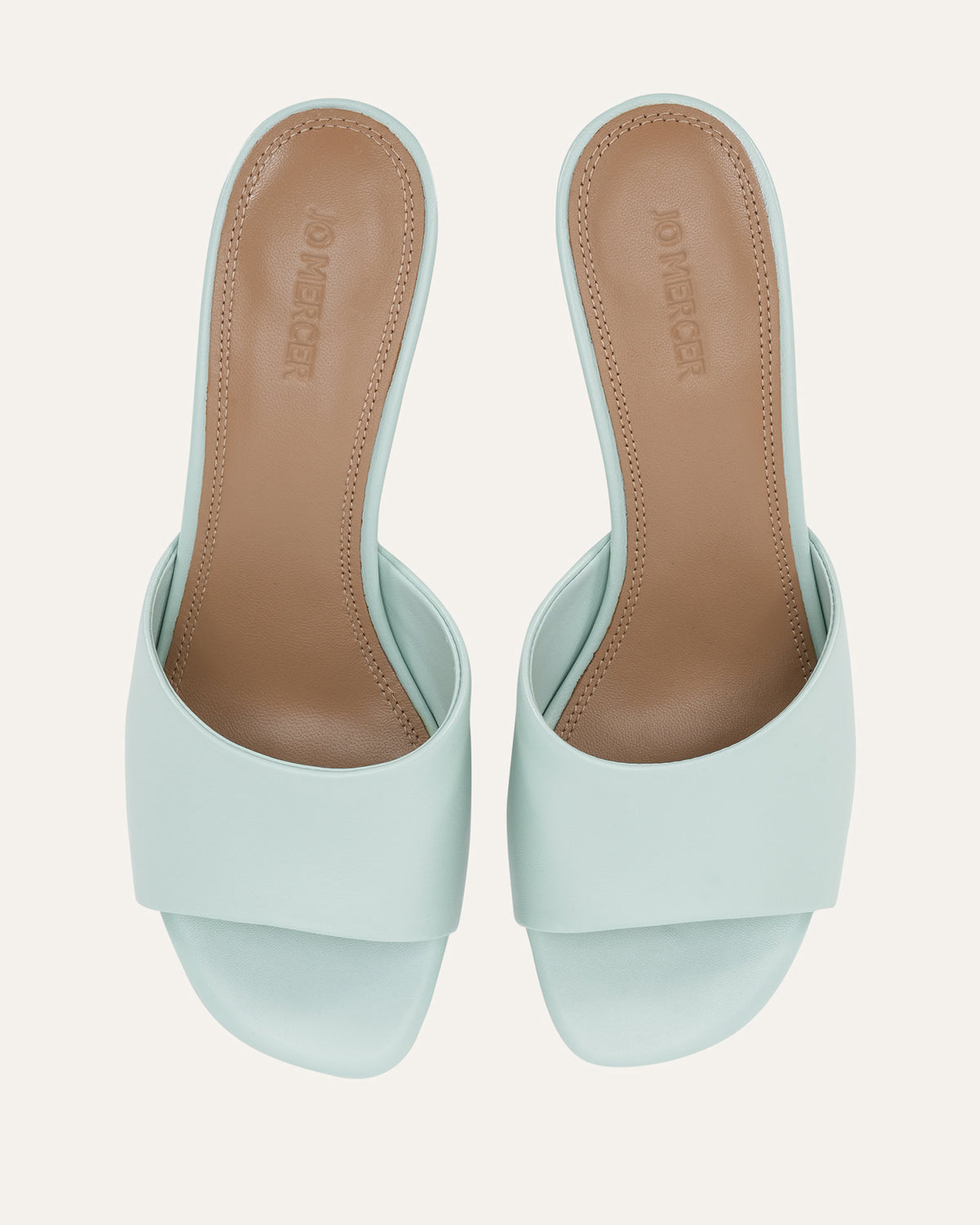 ELMA LOW SANDALS MULE MINT LEATHER