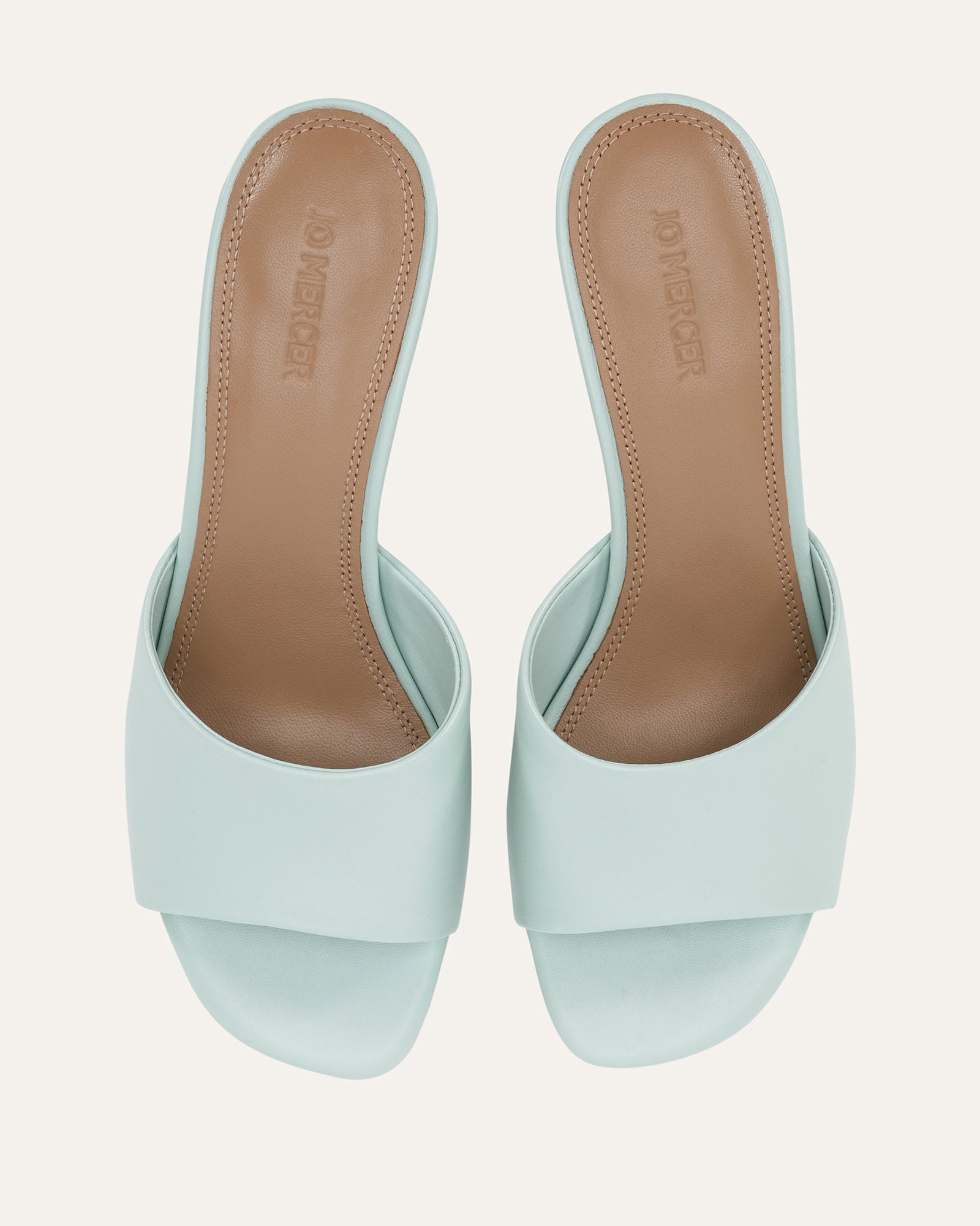 ELMA LOW SANDALS MULE MINT LEATHER image