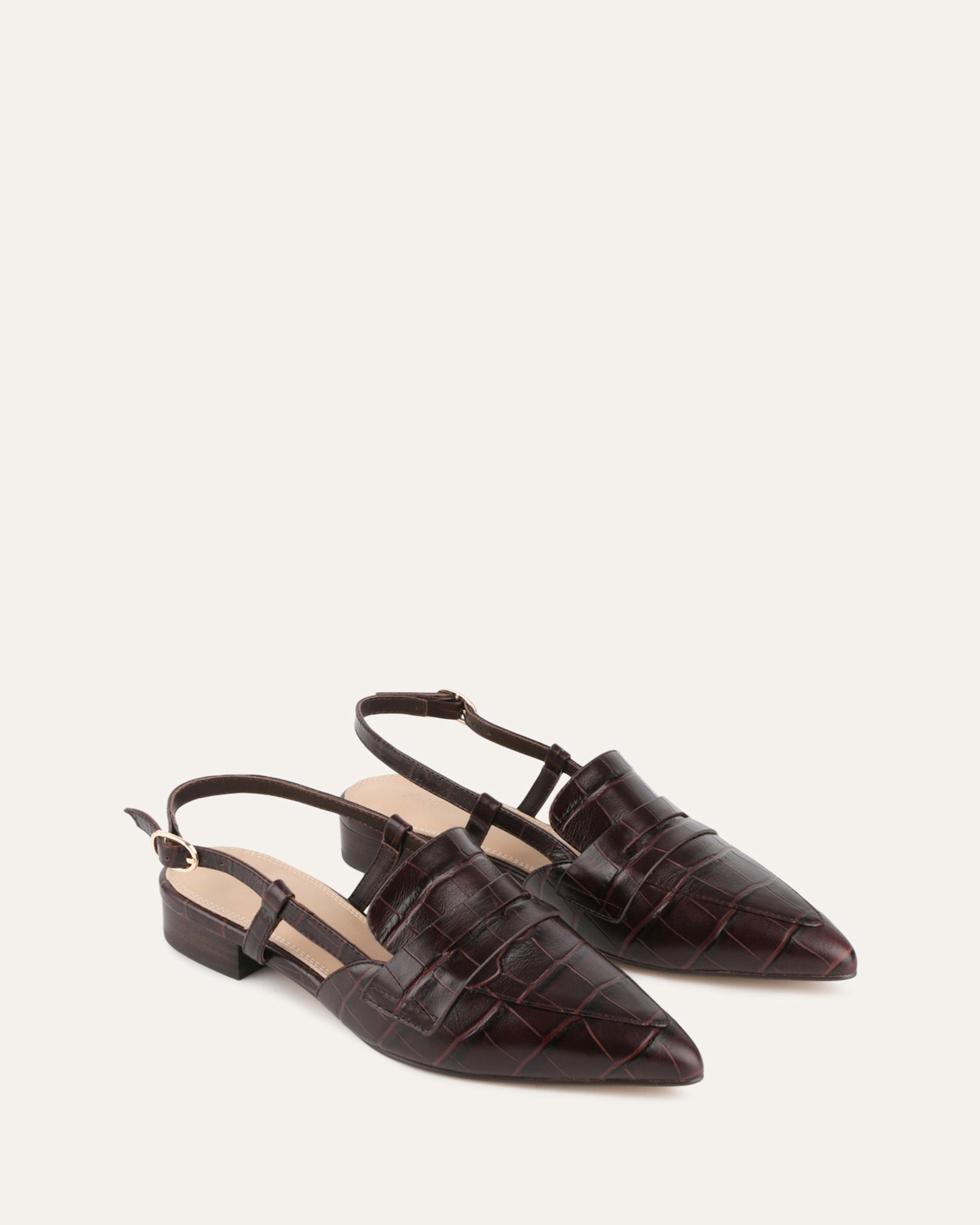 ELOISE DRESS FLATS CHOCOLATE CROC image