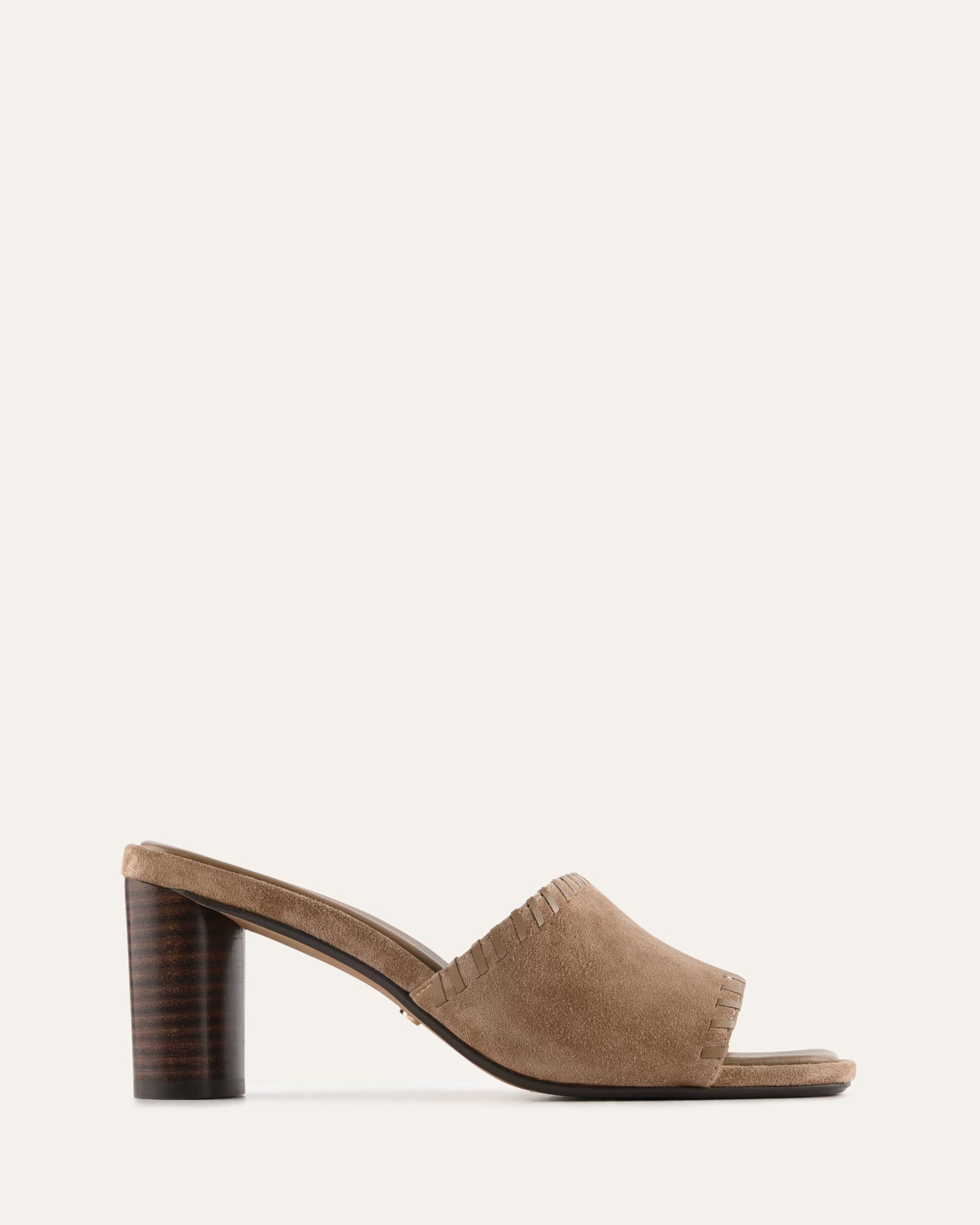 ELSA MID SANDALS LATTE SUEDE image
