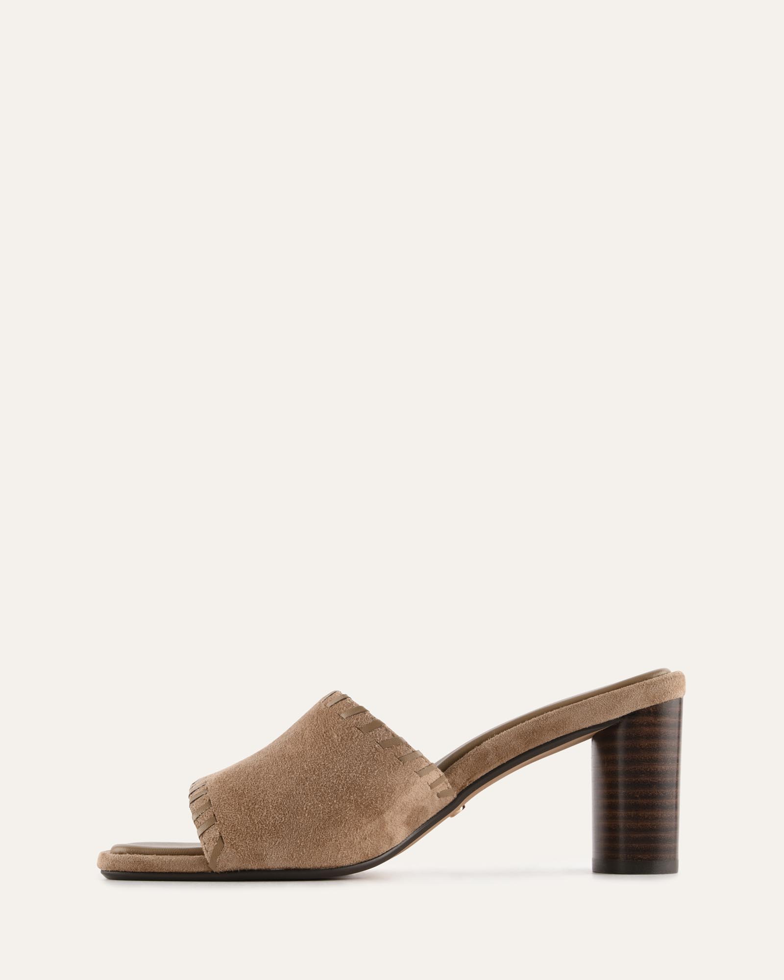 ELSA MID SANDALS LATTE SUEDE image