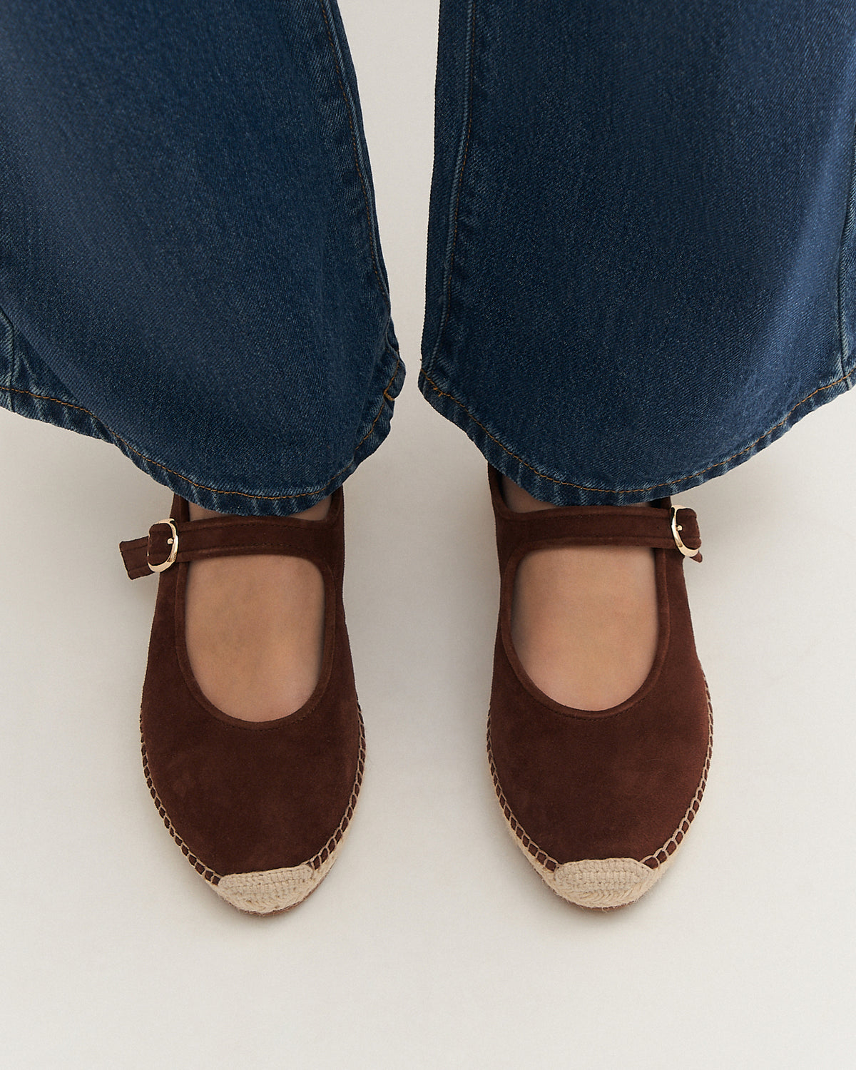 ELSIE FLAT ESPADRILLES RUSSET SUEDE