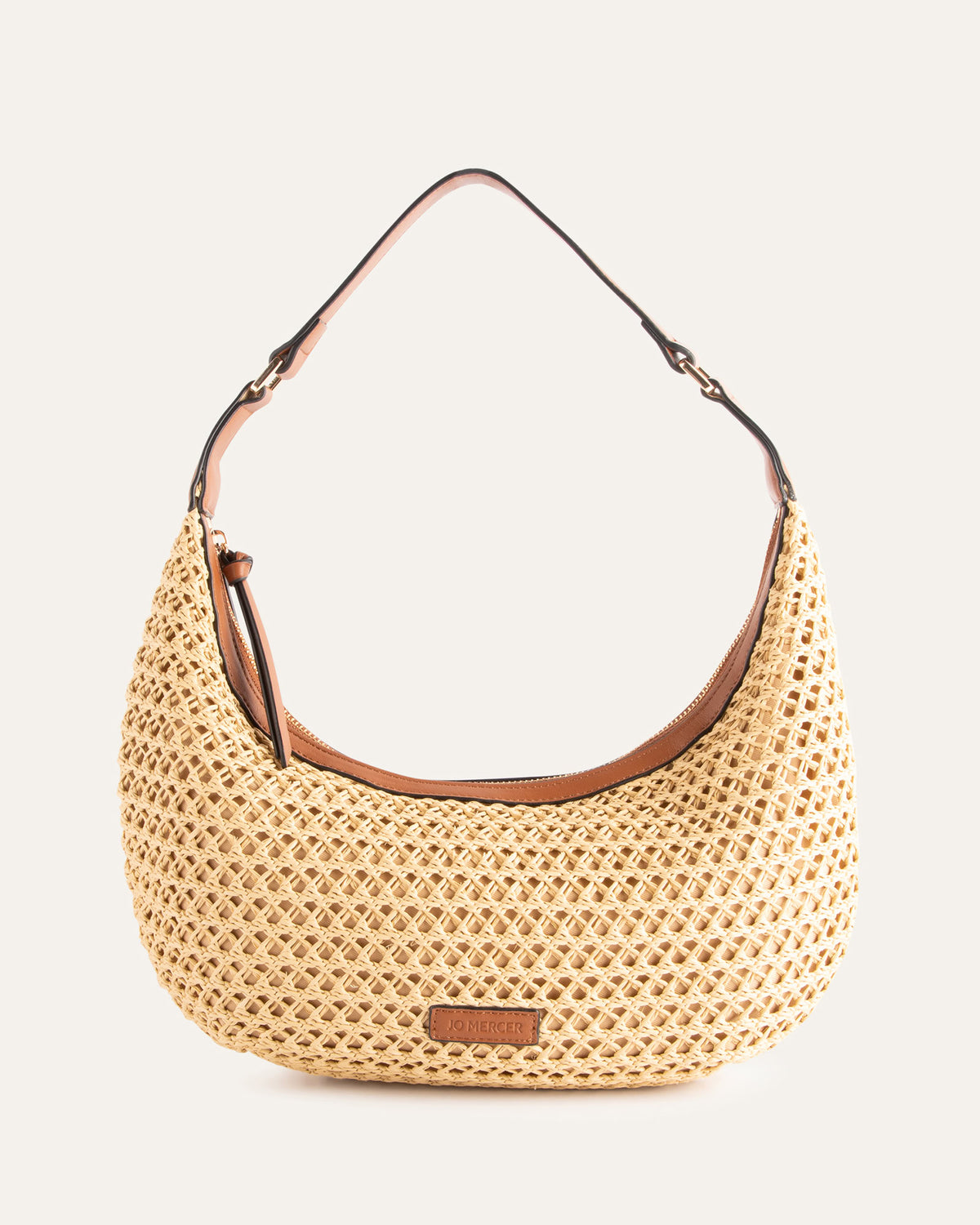 ELWOOD SHOULDER BAG NATURAL RAFFIA