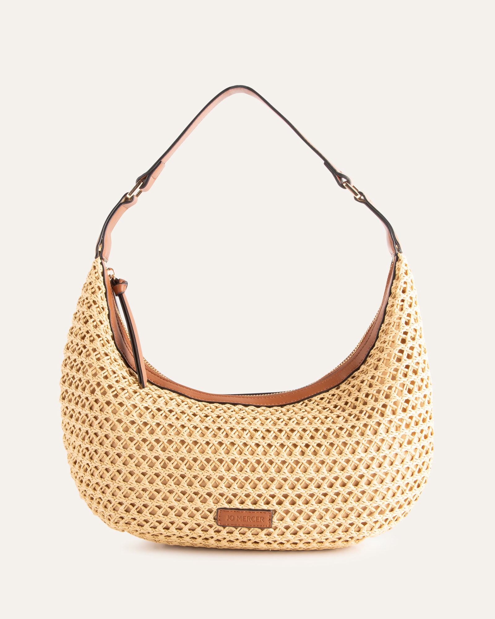 ELWOOD SHOULDER BAG NATURAL RAFFIA image