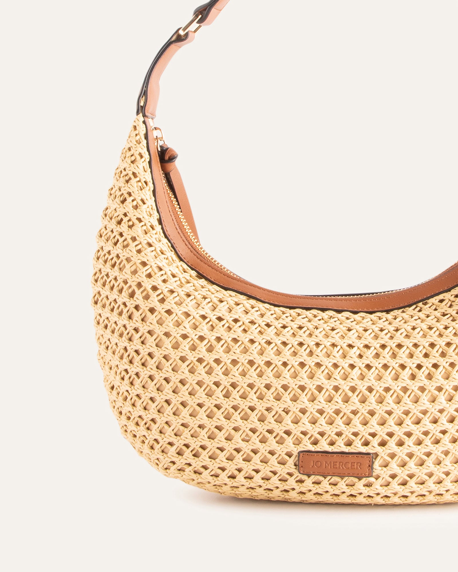 ELWOOD SHOULDER BAG NATURAL RAFFIA image