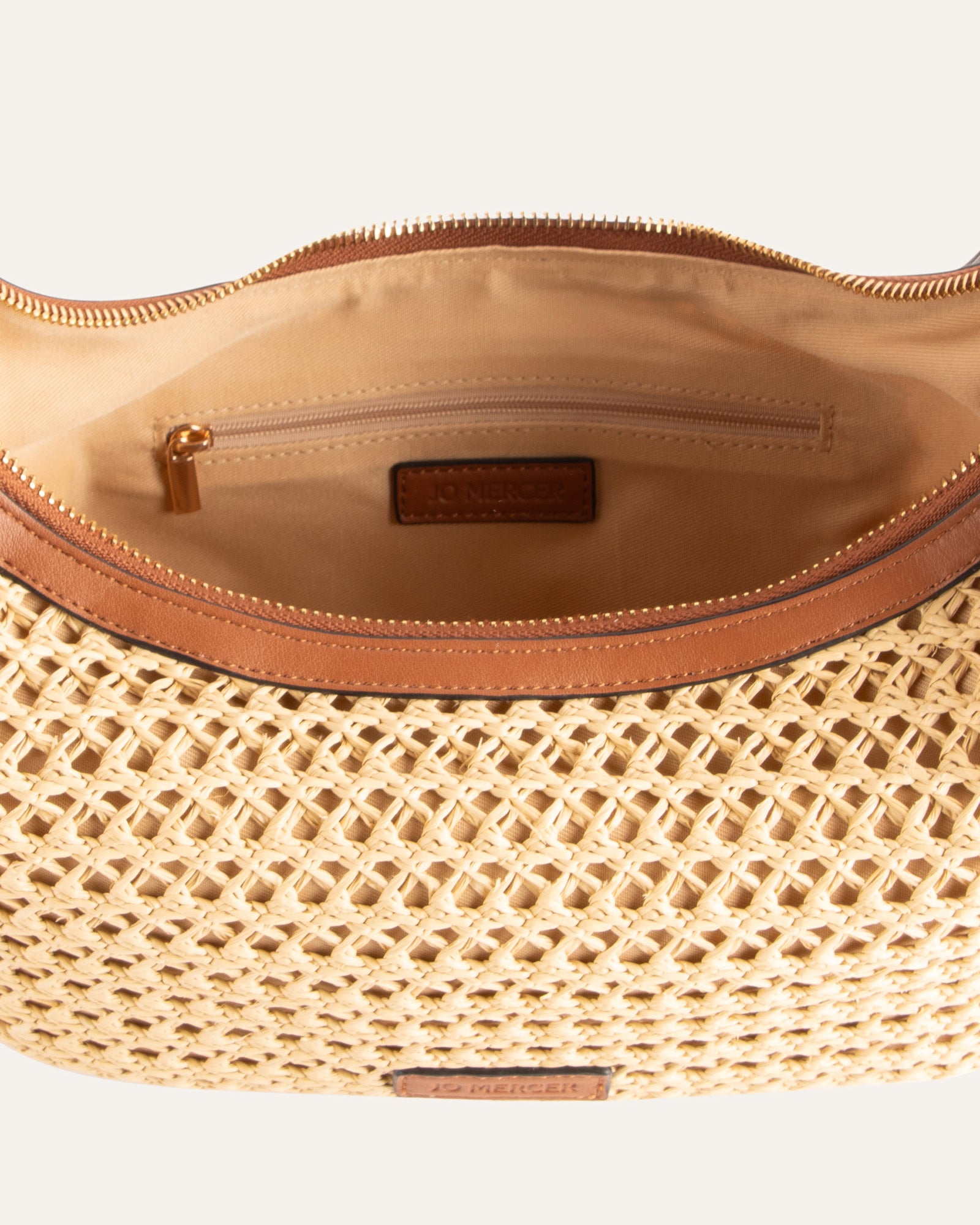 ELWOOD SHOULDER BAG NATURAL RAFFIA image