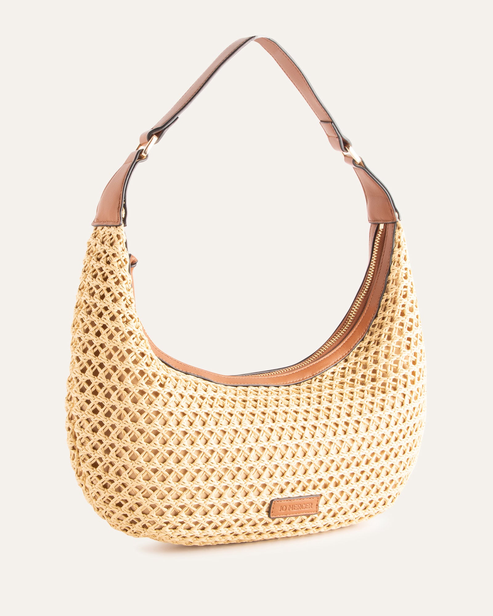 ELWOOD SHOULDER BAG NATURAL RAFFIA image