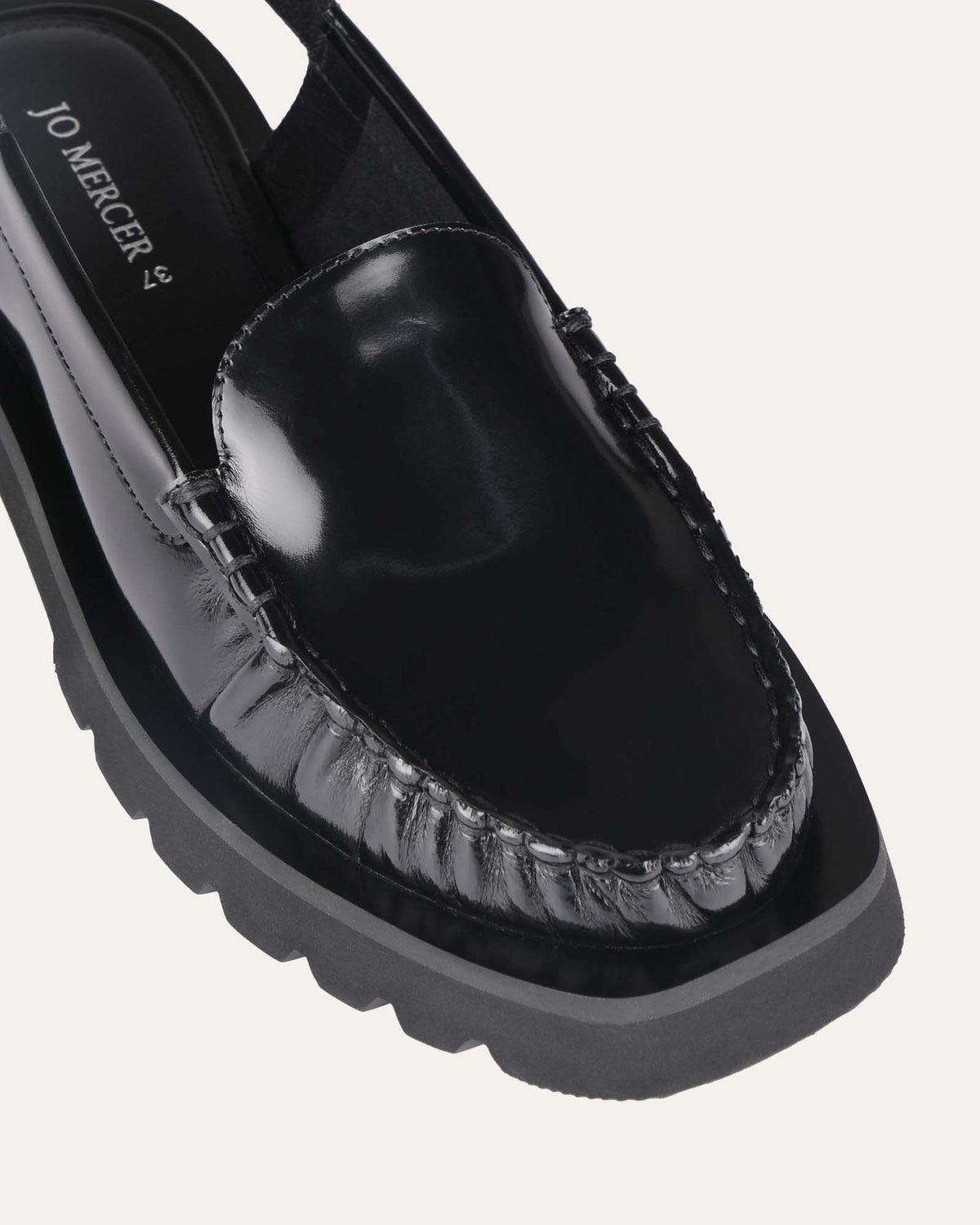 EMERSON LOAFERS BLACK BOX LEATHER
