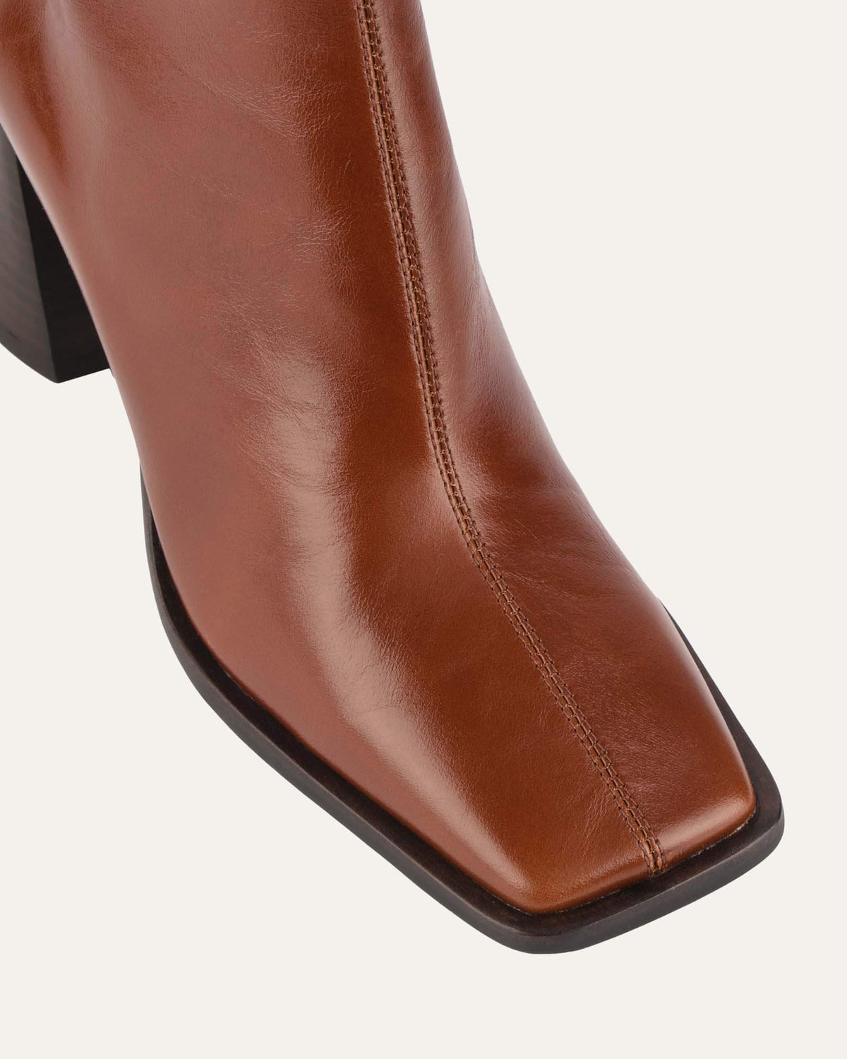 ENVIE MID ANKLE BOOTS TAN LEATHER