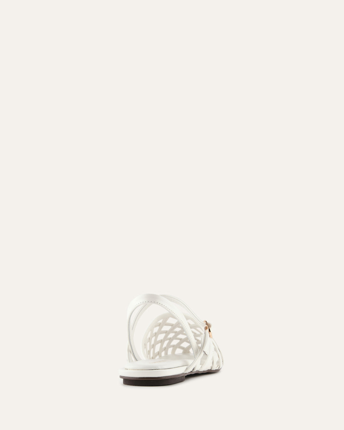 EROS CASUAL FLATS WHITE LEATHER