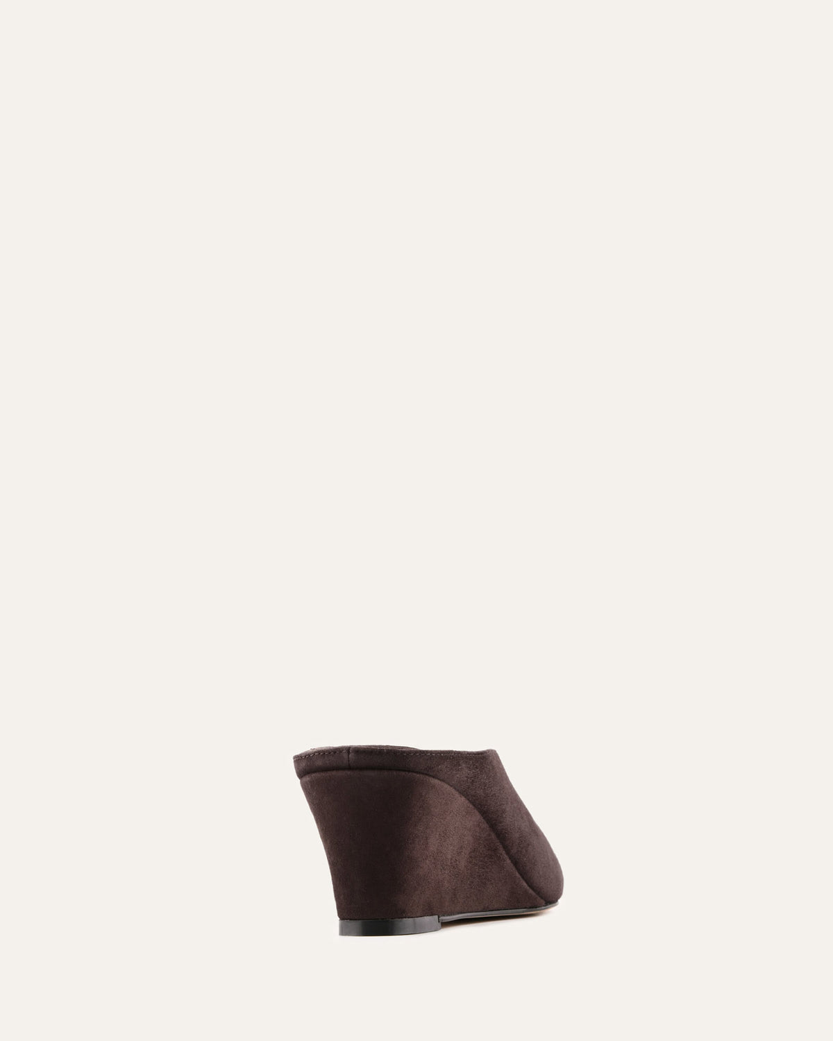 FERRIS MID HEEL SANDALS BITTER CHOC SUEDE