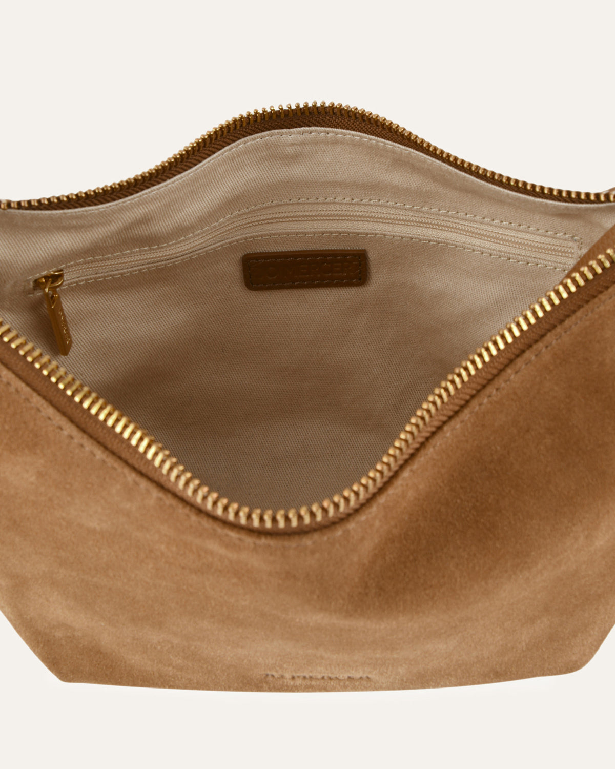 FLEET CROSSBODY BAG BISCUIT SUEDE