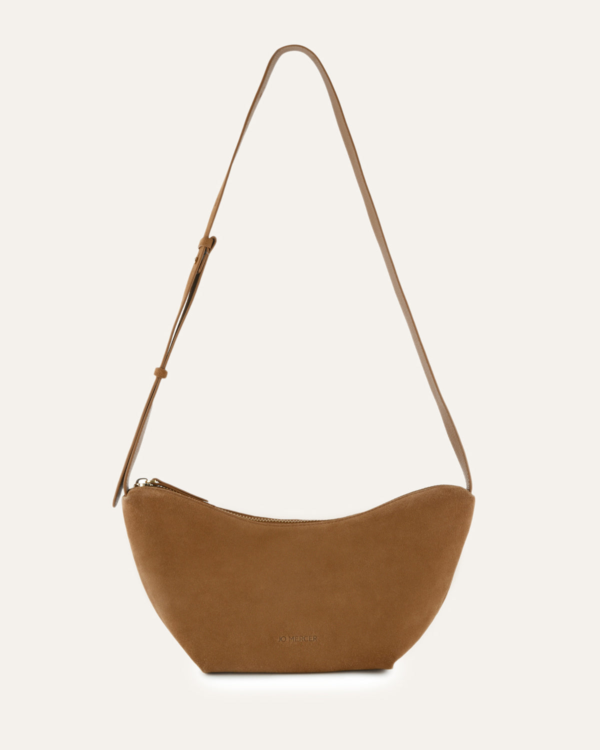 FLEET CROSSBODY BAG BISCUIT SUEDE