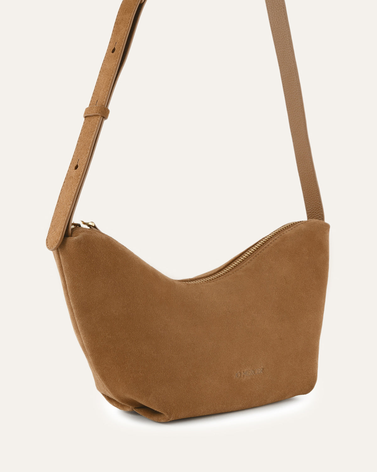 FLEET CROSSBODY BAG BISCUIT SUEDE