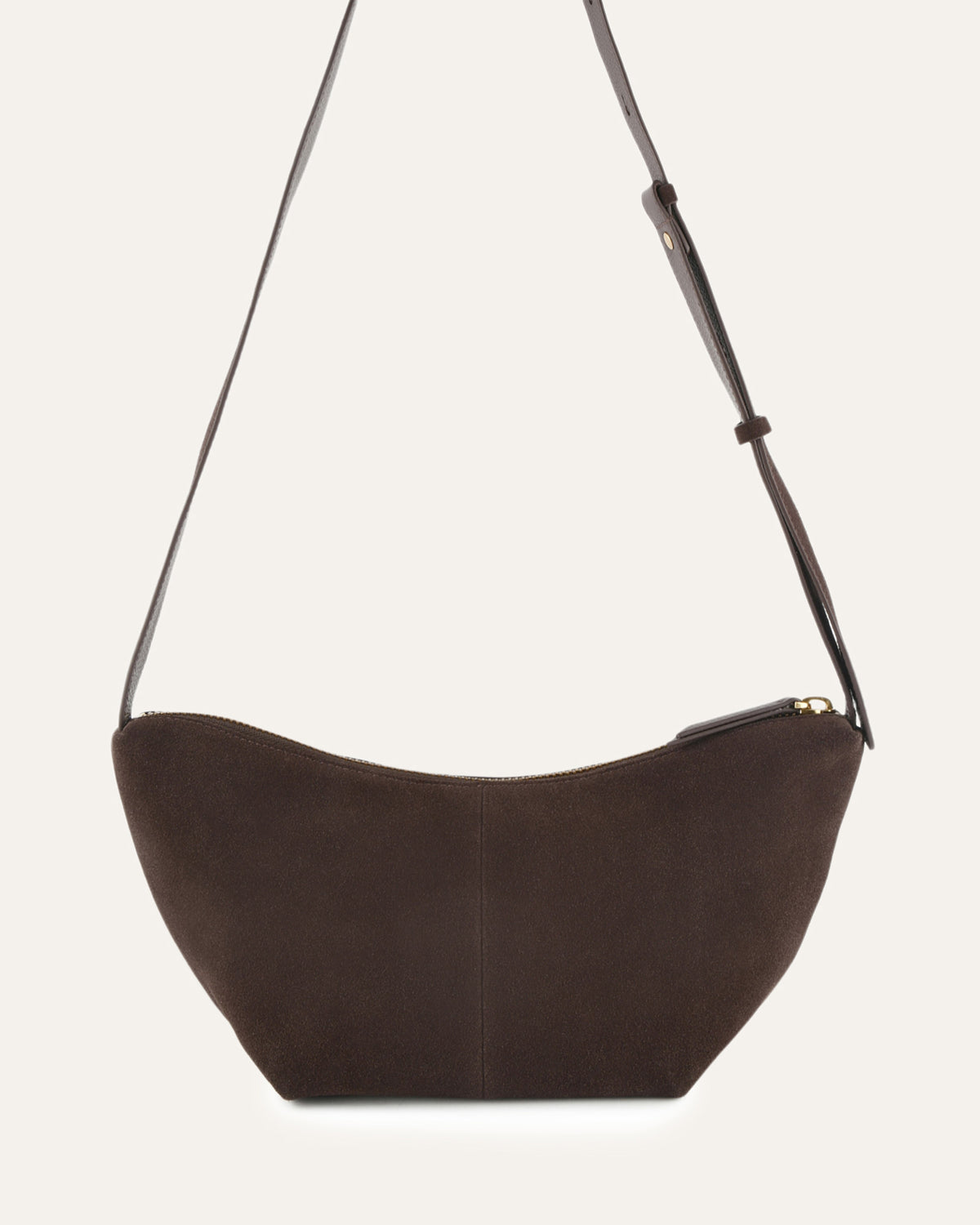 FLEET CROSSBODY BAG BITTER CHOC SUEDE