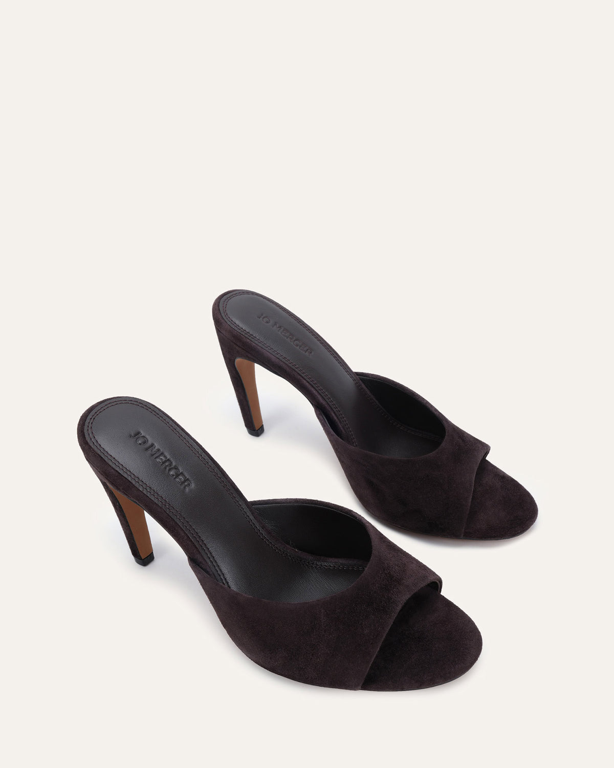 FLORENCE HIGH SANDALS CHOCOLATE SUEDE
