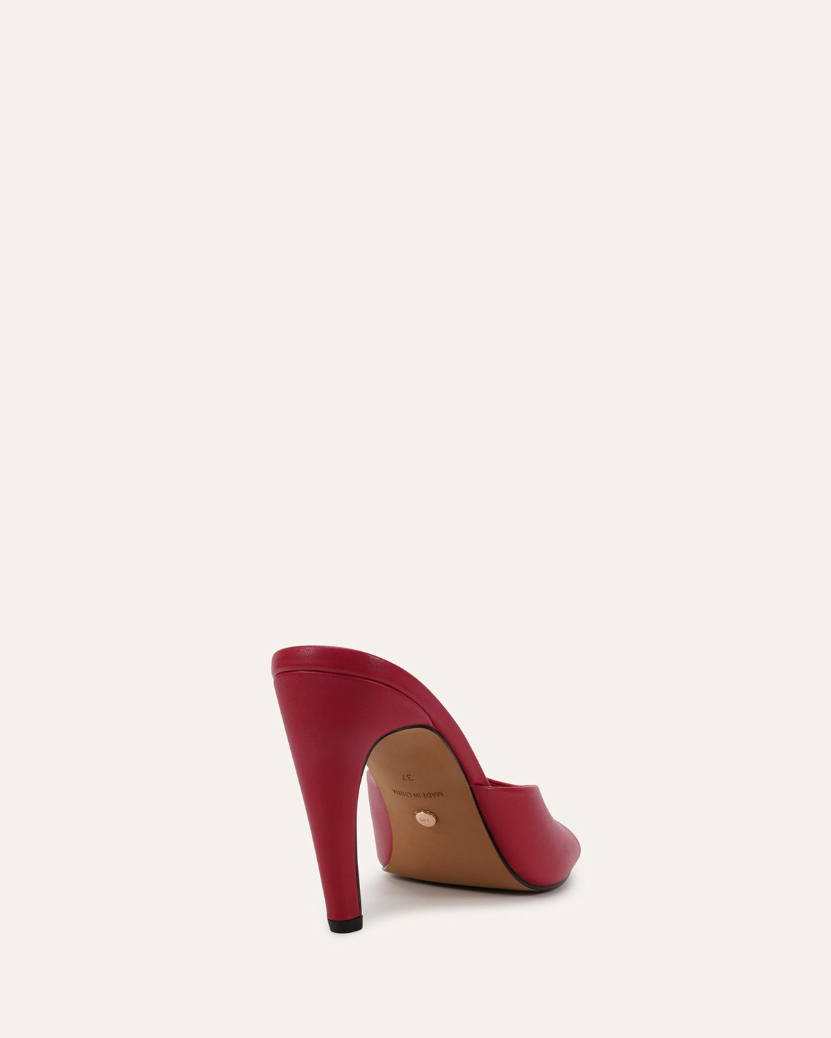 FLORENCE HIGH SANDALS LIPSTICK RED LEATHER
