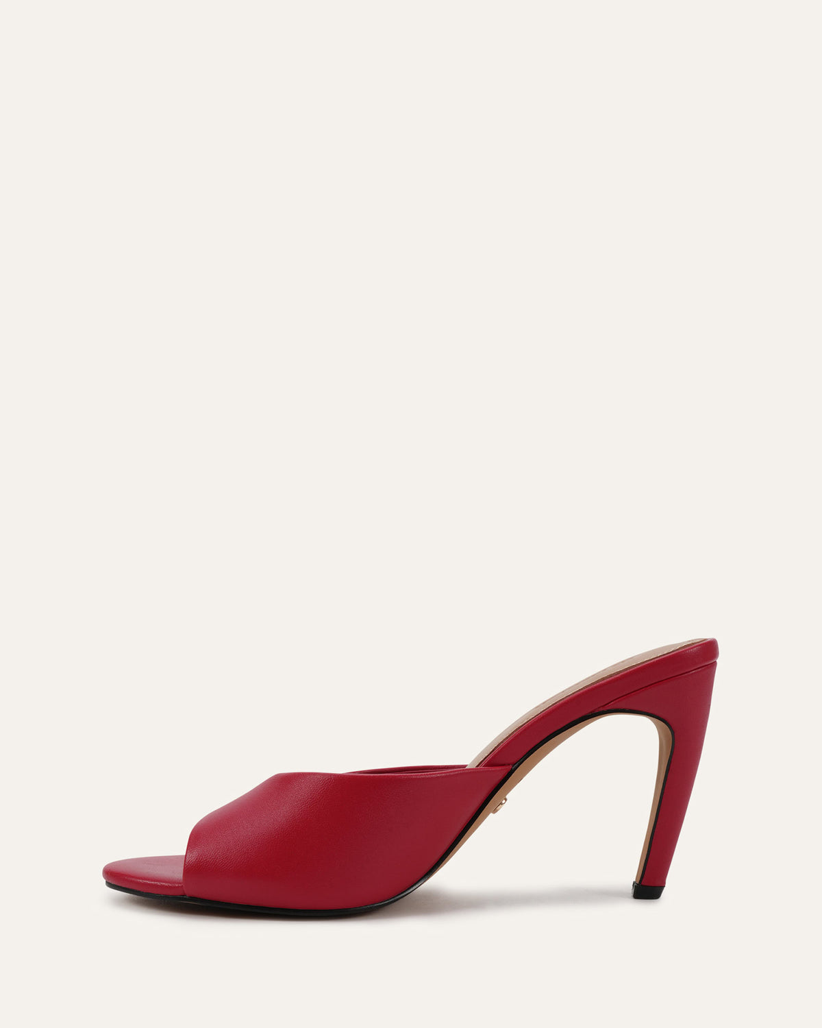 FLORENCE HIGH SANDALS LIPSTICK RED LEATHER
