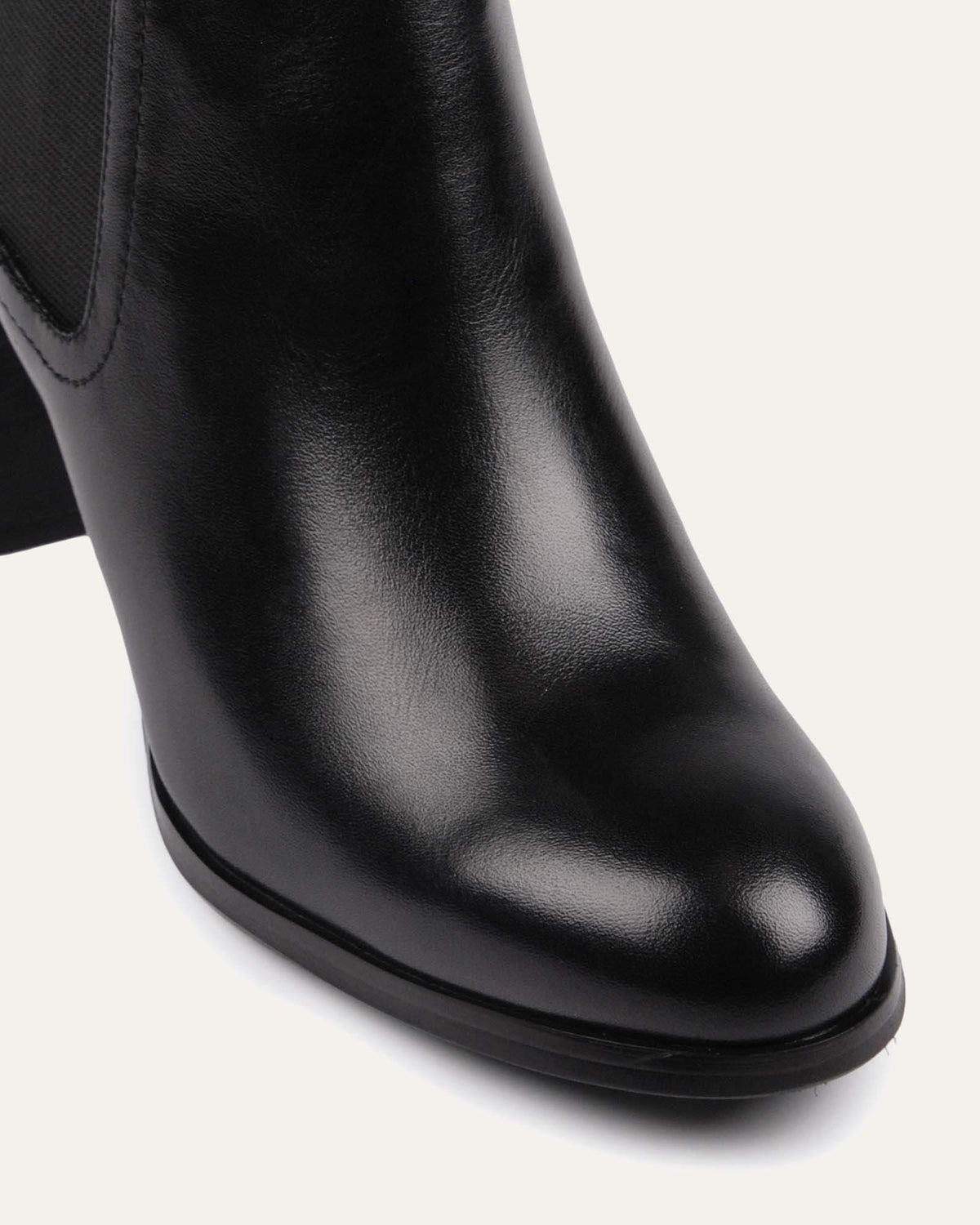 FRANCO MID ANKLE BOOTS BLACK LEATHER