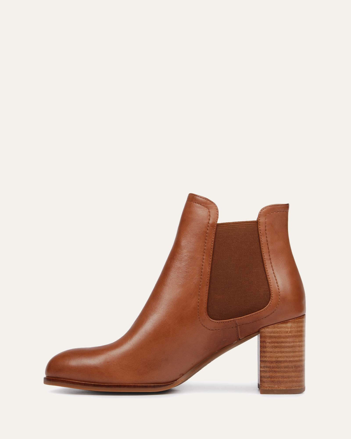 FRANCO MID ANKLE BOOTS TAN LEATHER
