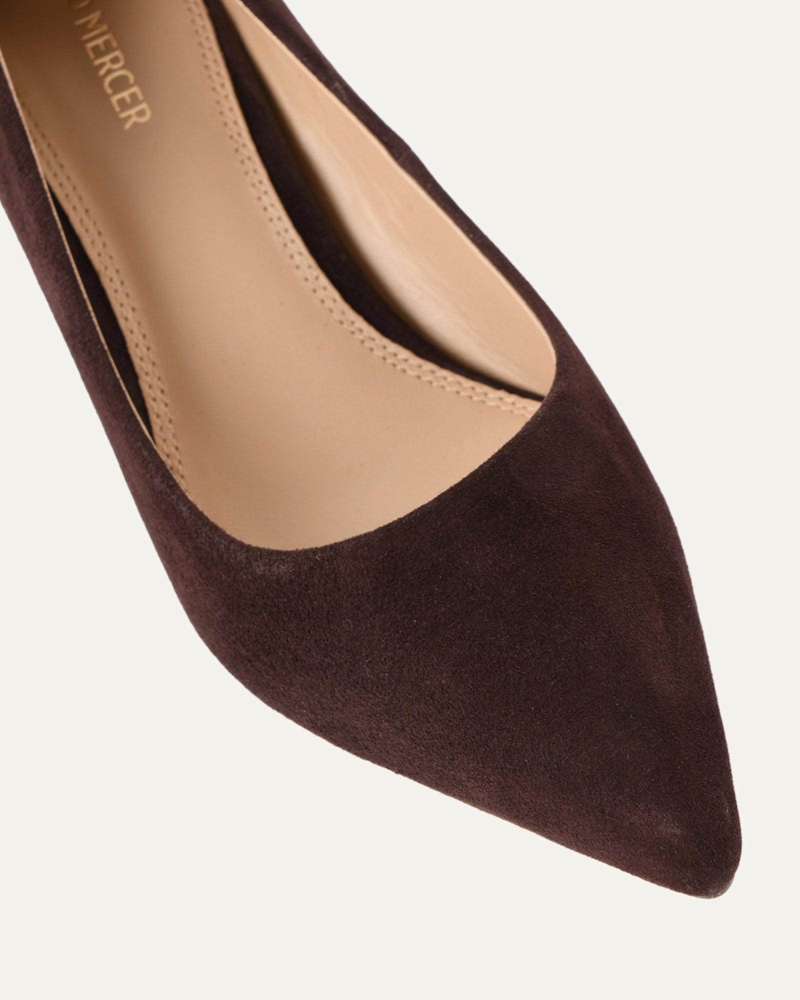 GESSO MID HEELS BITTER CHOC SUEDE image