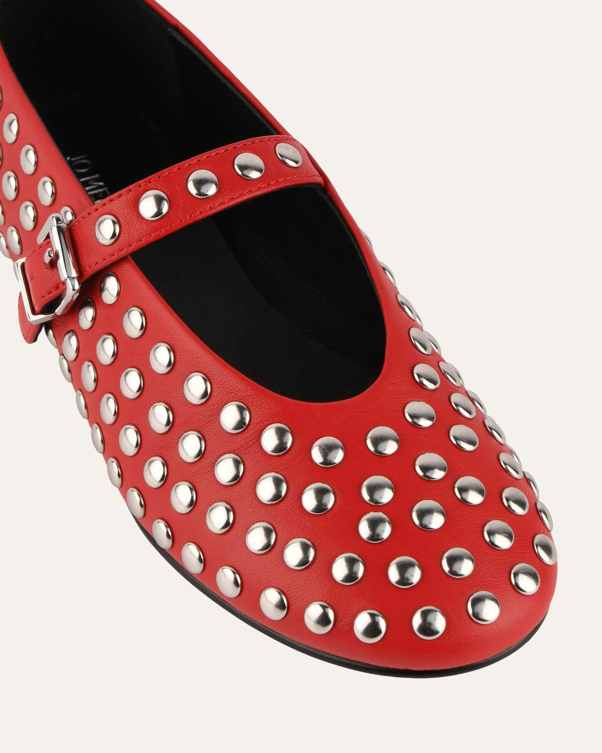 GIGI CASUAL FLATS RED LEATHER