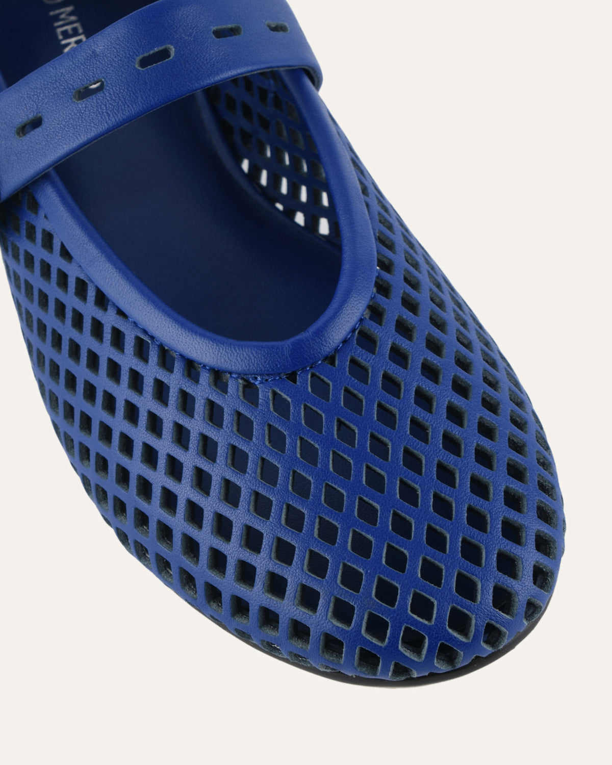GINGER BALLET FLATS COBALT LEATHER