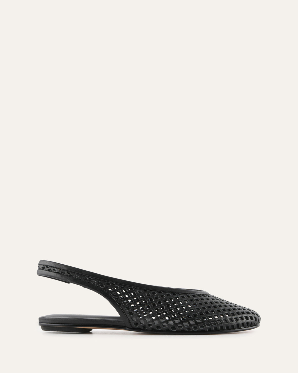 GINKO CASUAL FLATS BLACK LEATHER