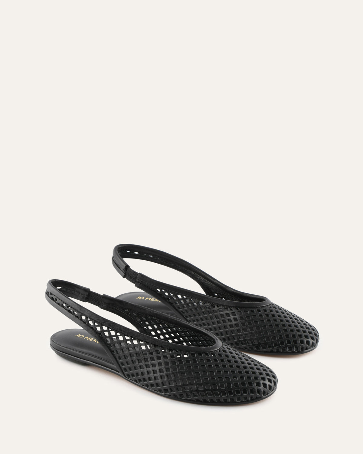 GINKO CASUAL FLATS BLACK LEATHER