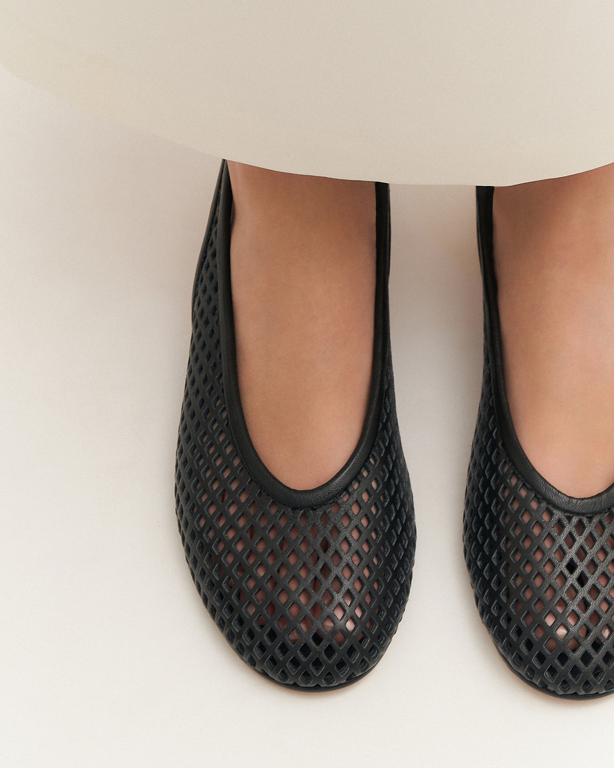 GINKO CASUAL FLATS BLACK LEATHER